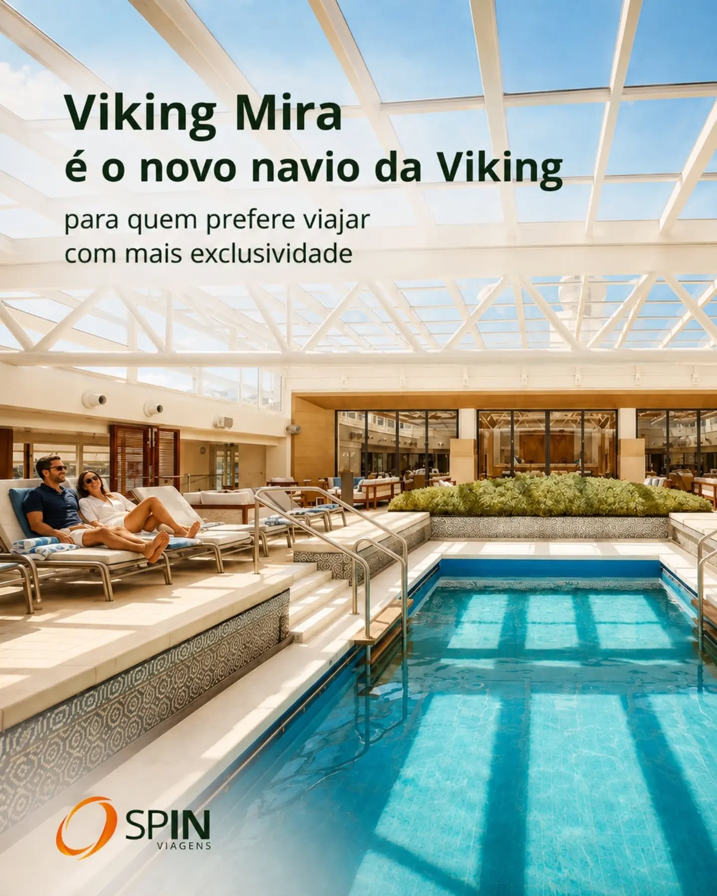O Viking Mira entrou oficialmente para a frota da Viking em 2026 e foi batizado em Veneza no dia 1º de junho. O navio recebe apenas 998 hóspedes, distribuídos em 499 cabines, todas com varanda.
Entre os diferenciais:
🌊 Proposta de navio pequeno, com acesso a portos onde embarcações maiores não chegam
✨ Design escandinavo e ambientes claros
🍽️ Diversas áreas para refeições ao ar livre
🛏️ Todas as cabines com varanda
🔞 Experiência exclusiva para maiores de 18 anos
🎰 Sem cassino a bordo
Na temporada inaugural, o Viking Mira navega pelo Mediterrâneo e Norte da Europa.
Dica SPIN: esse é um navio indicado para quem prefere uma experiência mais tranquila, sofisticada e focada nos destinos, em vez de grandes estruturas de entretenimento.
A SPIN Viagens te ajuda a escolher o roteiro e a cabine ideais para conhecer o Viking Mira.
.
Siga nossas dicas para uma viagem sem preocupações e para saber mais é só clicar no link da bio! 📲
.
.
.
#SPINViagens #Viagem #PlanejamentoDeViagem #Turismo #Destino