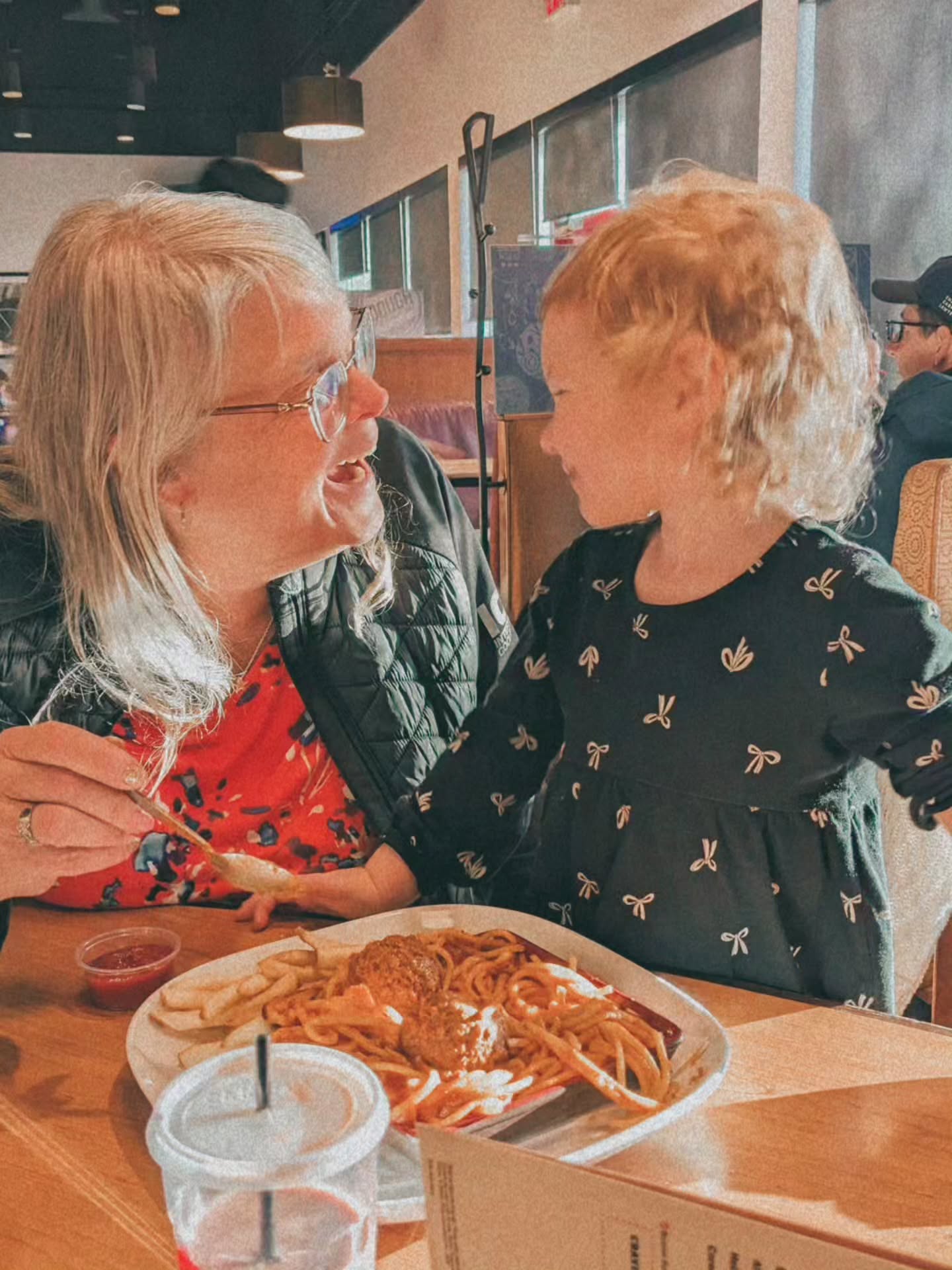 Dinner with Grandma Trudy & Uncle Jacob 🍝💕