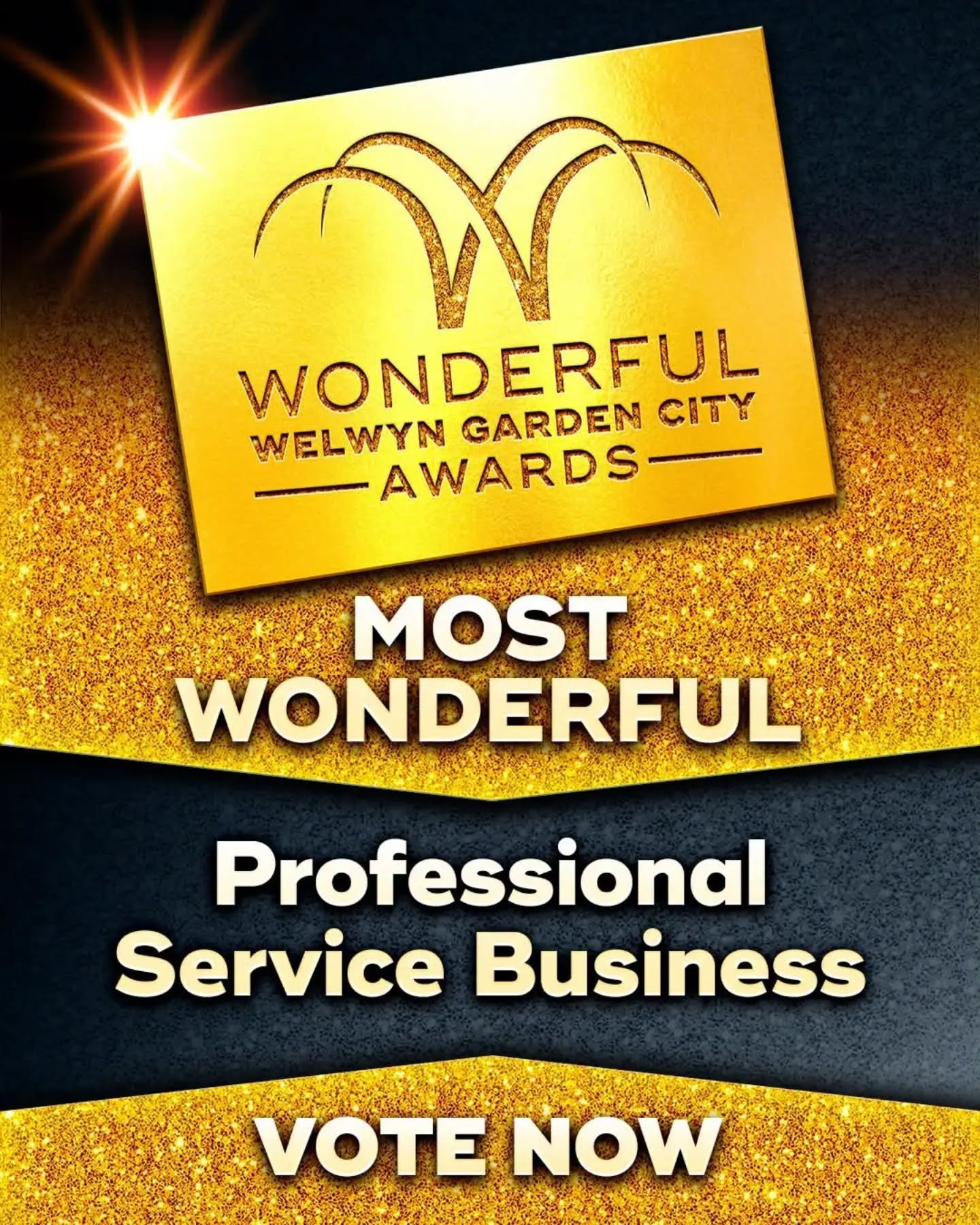 Day 13 of voting and the heat is seriously on with a a few categories neck and neck.
Don't forget every vote counts and you could WIN £150 to spend in on of our nominated businesses for a registered vote.
Today we are asking you to cast your vote for YOUR MOST WONDERFUL PROFESSIONAL SERVICE
@kall.kwik.wgc
@kutchenhaus_wgc
@cranestaples
e Print Direct/ Skylineflow
🗳️ VOTE NOW: LINK IN BIO OR VIA STORY
And remember… every valid vote gives you the chance to WIN a £150 voucher to spend with one of our nominated businesses!
A HUGE thank you to our brilliant sponsor @newmedicauk Specialist Eye Doctors & Ophthalmologists in Welwyn Garden City for supporting this year’s Most Wonderful Awards!
#profesional #services #awards #VoteNow