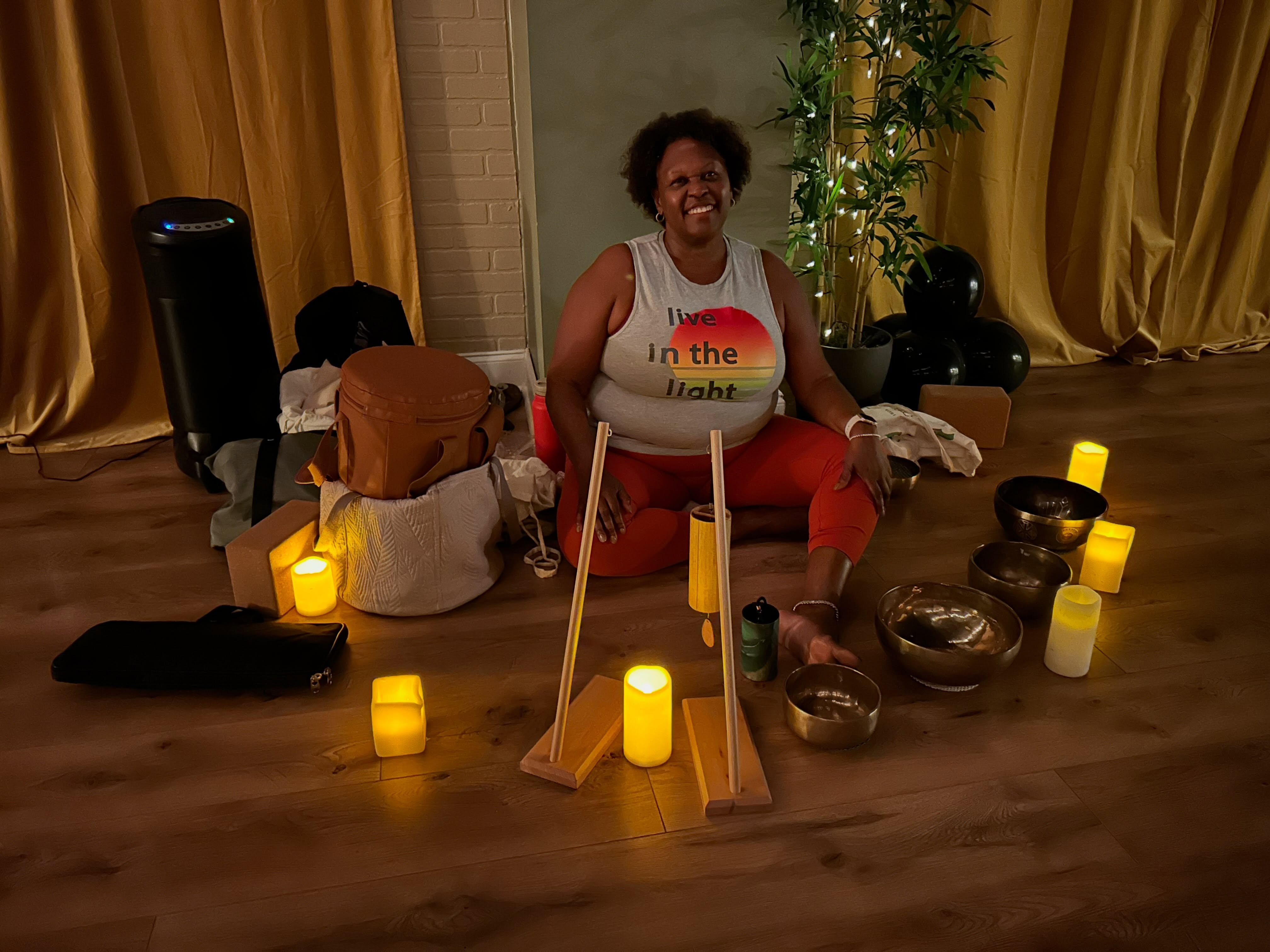 Take a sacred pause from the noise of everyday life during our Deep Stretch and Sound Experience class every Monday night. Come breathe. Come soften. Come home to yourself.
Through gentle movement, deep stretching, breath, and healing sounds, create space to release what you no longer need and reconnect with the quiet wisdom within. Your body deserves rest. Your spirit deserves stillness. Your soul deserves space to breathe. #solaceyogastudio #concord #yoga #soundexperience