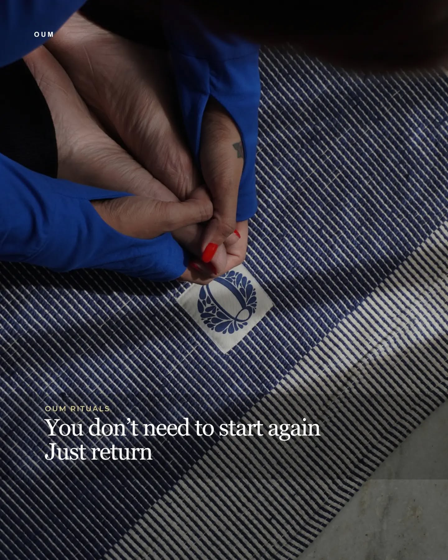 Missed a few mornings?
A few weeks?
Maybe longer?
Your practice hasn’t gone anywhere.
There is no beginning again. No catching up. No need to compensate for the days you missed.
Unroll your mat. Take a breath. Begin where you are.
Sometimes, returning is enough.
#oum #yogamats #handwovenyogamats #handloom #oneuniversemantra