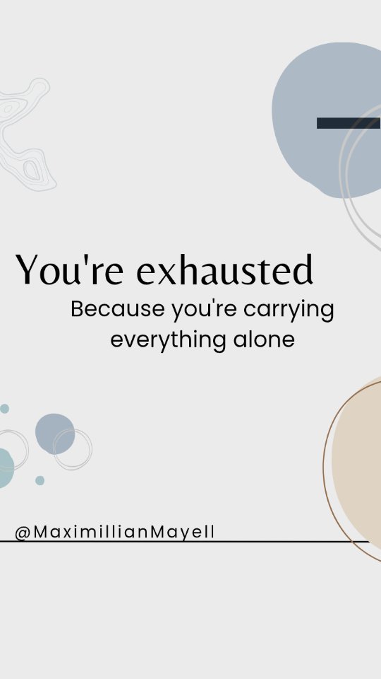 Carrying everything alone will wear you down. Support is not weakness — it’s human.
#exhaustion #mensmentalhealth #support #wellbeing