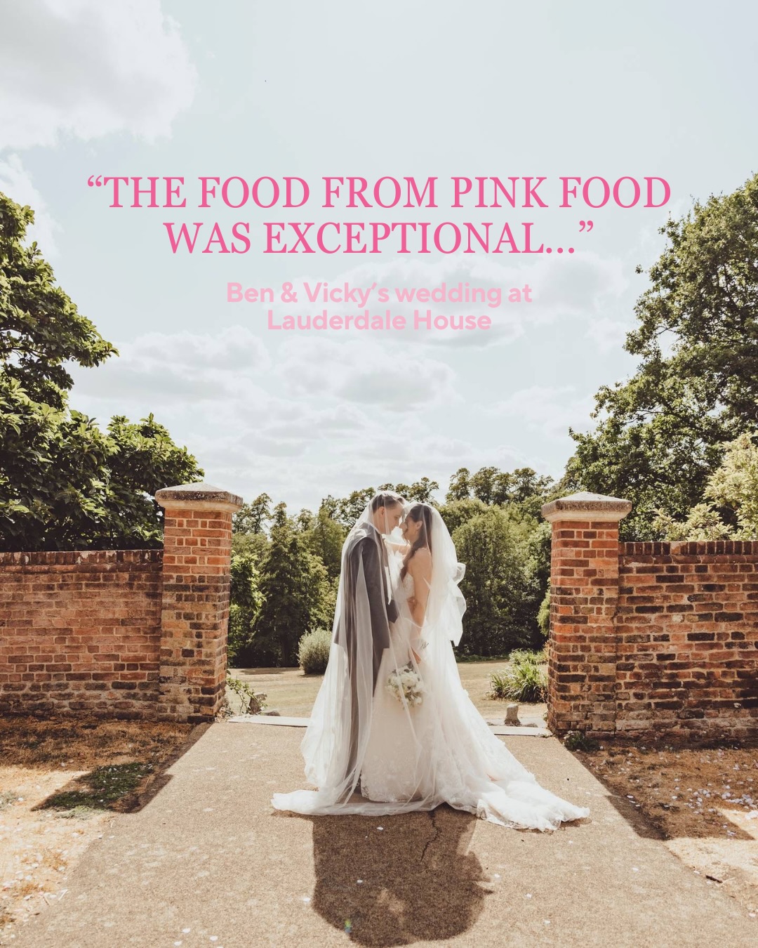Wedding season has been a busy one for our Pink team, and receiving words like these makes it even more special 💕
We absolutely loved catering Ben & Vicky’s wedding and being trusted to play a small part in such an important day.
From delicious food prepared by our chefs to a warm, attentive team looking after you and your guests, we want the food and service to be something you simply don’t have to worry about.
Thank you Ben & Vicky for your beautiful words - and congratulations again from all of us at @pinkfoodlondon 🥂
Planning a wedding? We’d love to be part of it.
#weddingcaterer #londonwedding #weddingday #northlondon #weddingfood