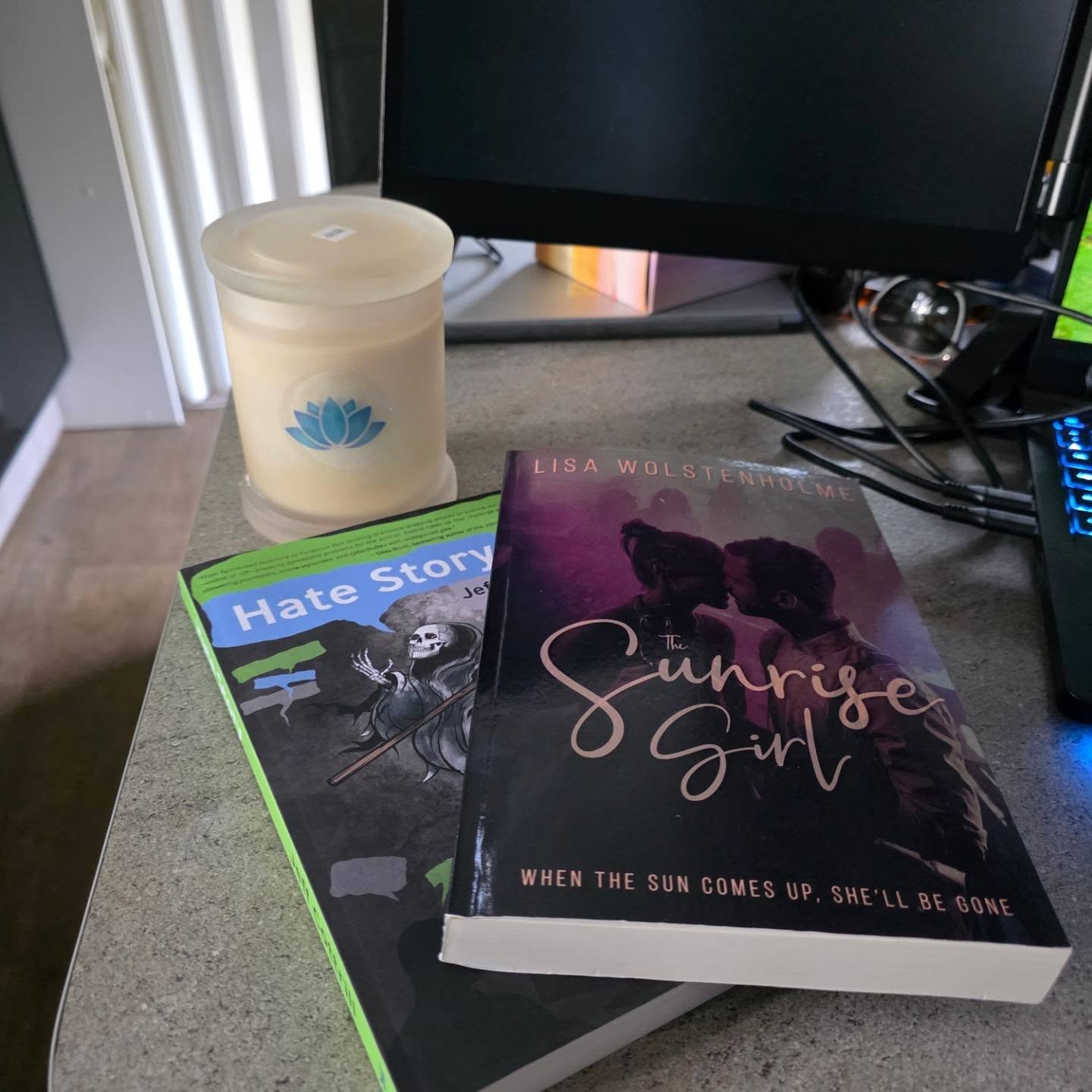 I had a visitor out at the paddock today and she bought gifts with her. I am looking forward to digging into this read soon. I have had the heads up about some spice. It is @lisa_writer first book.