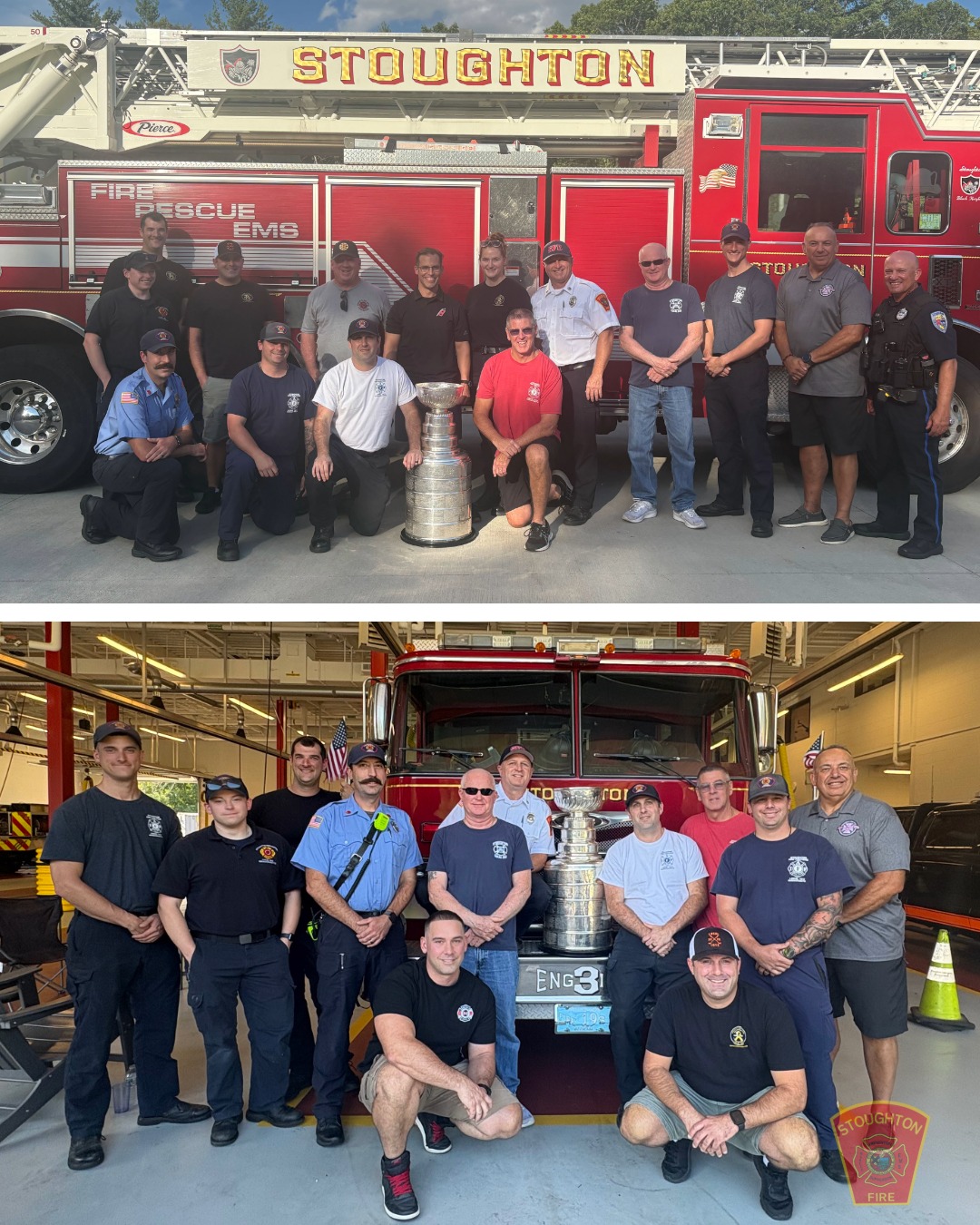 Not every day the Stanley Cup drops by the station! 🏆🚒
Last week, the crew at Stoughton Fire got to spend some time with hockey’s ultimate prize. Huge thanks to everyone who helped make this visit happen—definitely a shift to remember! 🏒
#SFD #StanleyCup