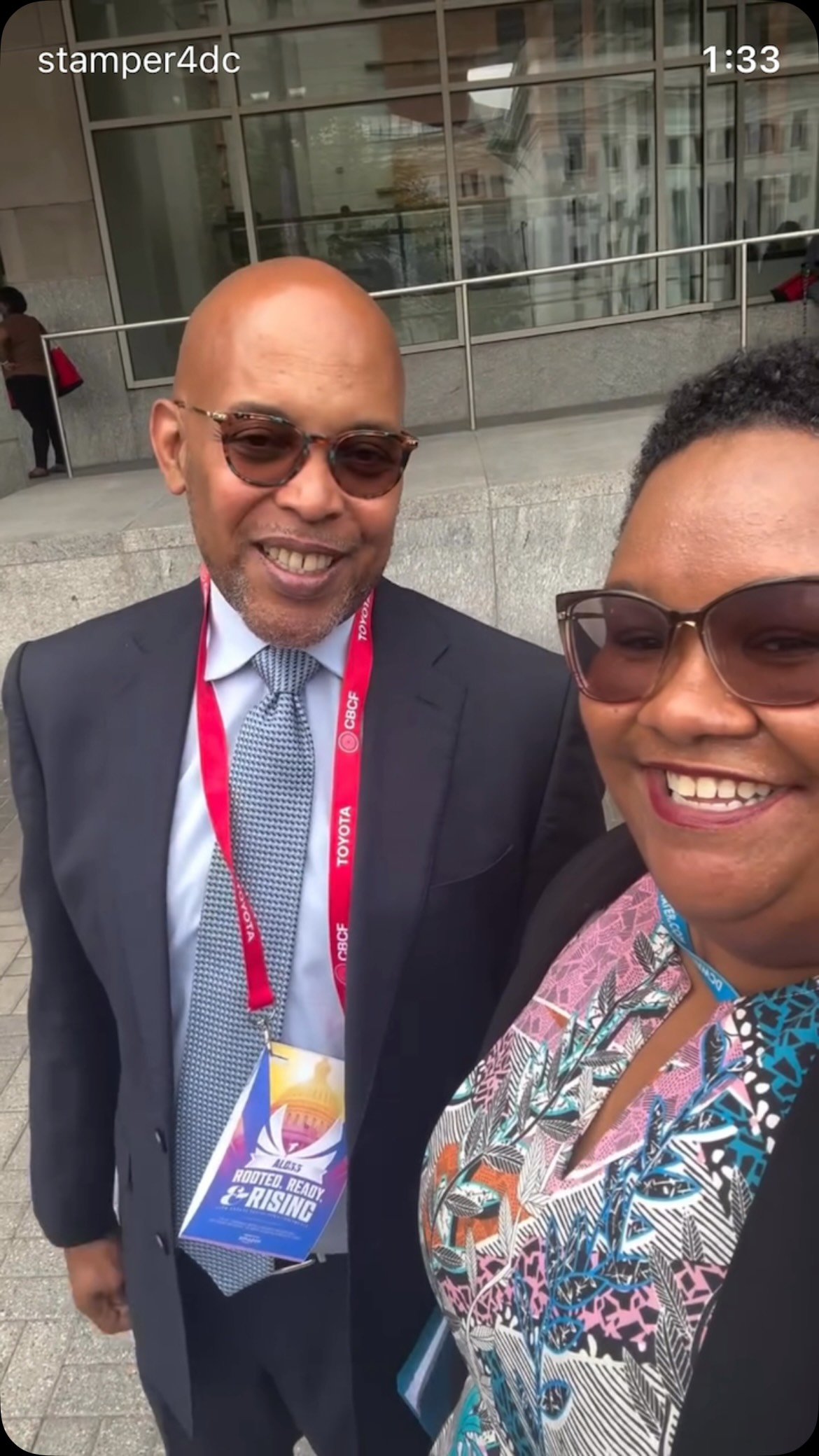 Thank you @stamper4dc for catching up with WLC President & CEO @jwms3 after his appearance today on the @congressionalblackcaucus panel on AI and digital literacy. #ai #digitalliteracy