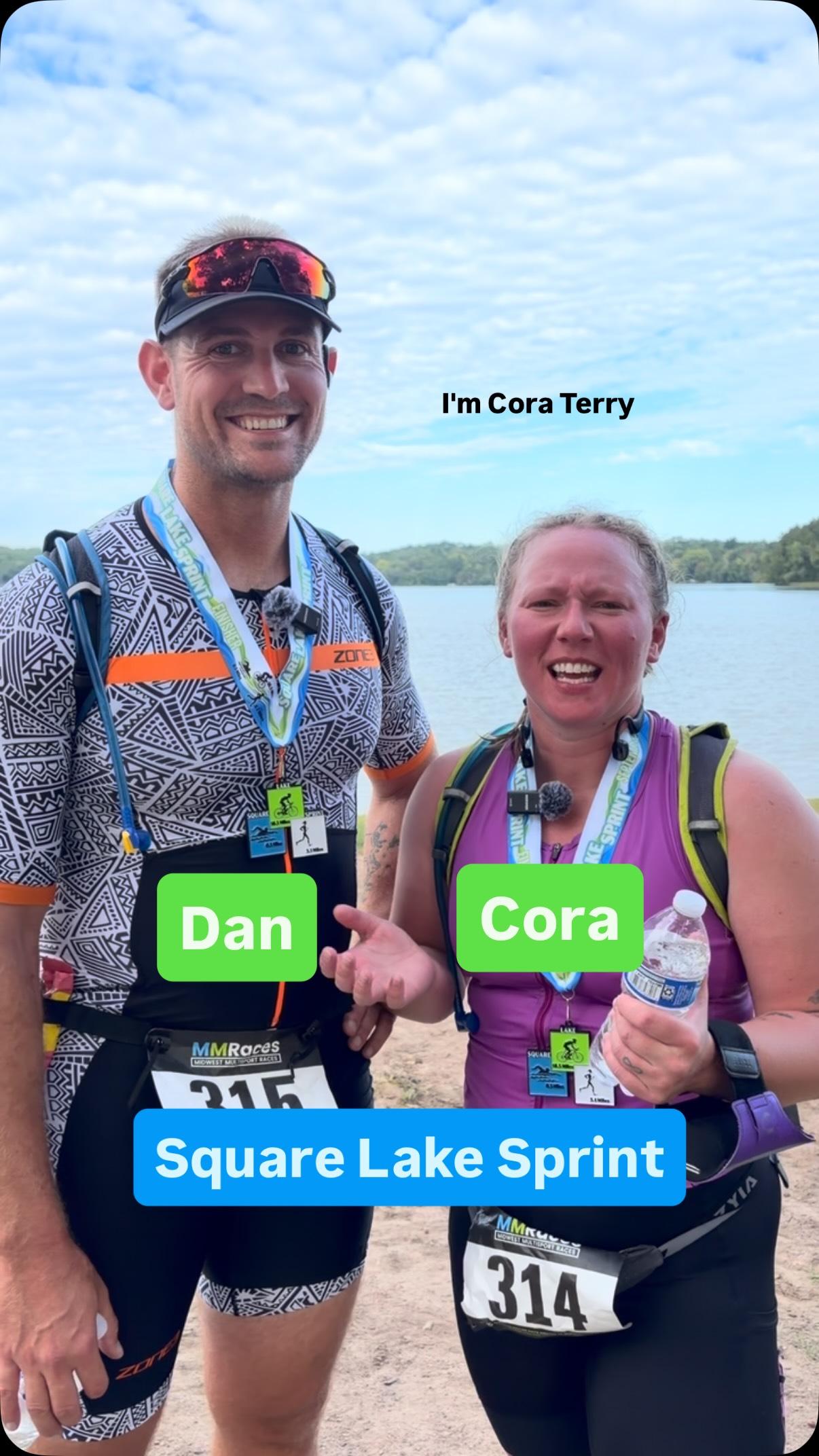 This is your sign to join your partner in racing 👀. One last tri is less than a week away! Sign up with link in the bio!