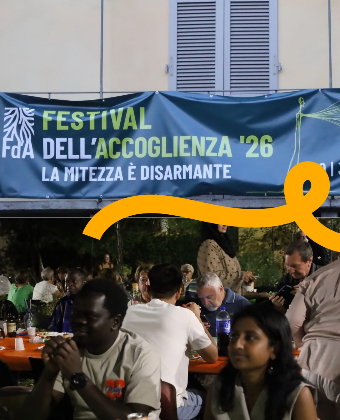 Festival dell’Accoglienza, che grande festa!
Anche quest’anno abbiamo collaborato al @festival_accoglienza .
“La mitezza è disarmante” é il tema della VI edizione: una forza capace di interrompere la spirale di violenza e di contrapposizione, la scelta coraggiosa di non rispondere alla violenza con altra violenza. Una prospettiva che invita a interrogarsi su come disinnescare le dinamiche più aggressive, continuando a credere nel dialogo, rimanendo presenti, attivi, responsabili e vivi. ✨
Felici di aver partecipato a questo evento è portato un po’ di gioia con la nostra musica🎶
#associazioneprogettodavide #sermig #torino