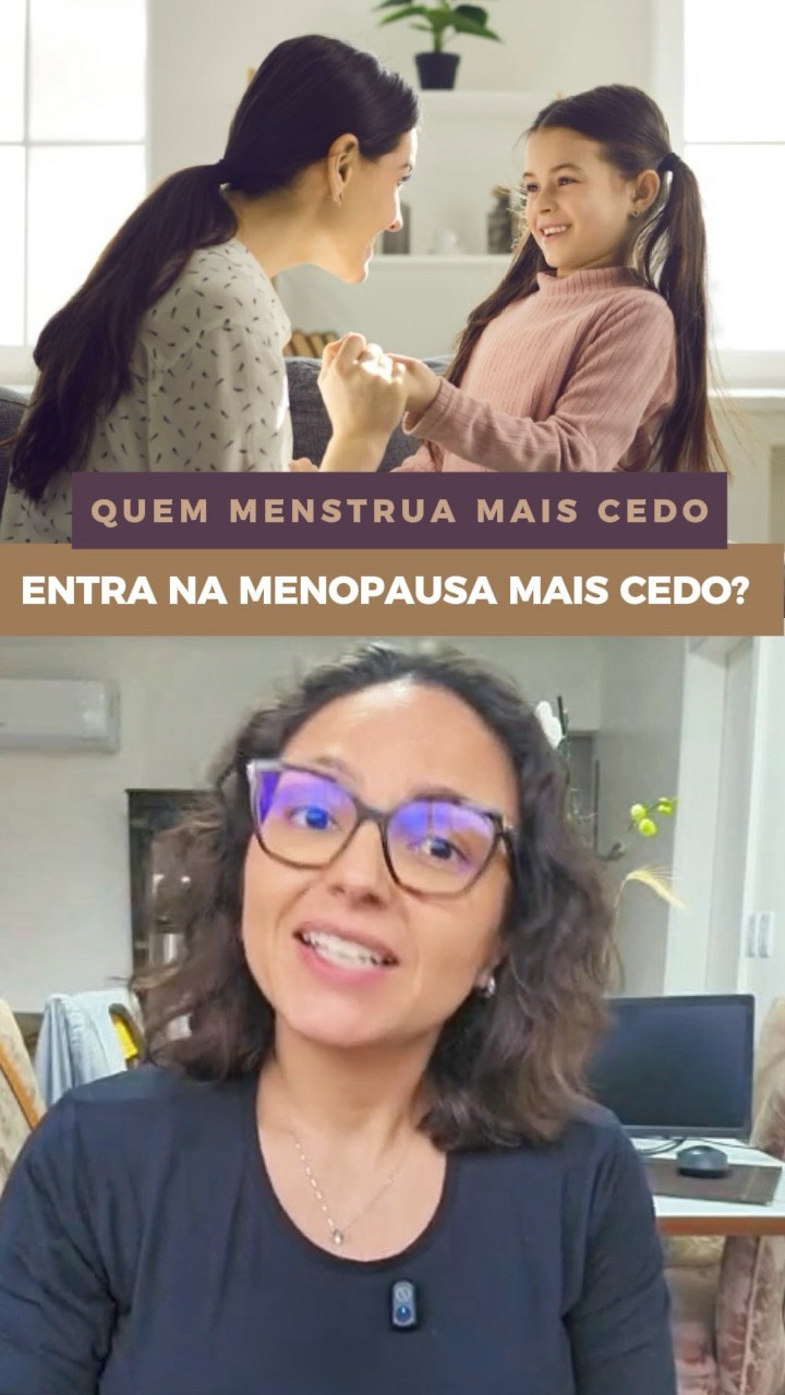 Menstruar cedo não adianta a menopausa. 👀
Esse é um dos mitos que mais aparecem no consultório, e vale desmistificar de vez.
O que realmente define quando a menopausa vai chegar é a reserva ovariana que você nasceu com, a sua herança genética e o seu estilo de vida ao longo dos anos. A idade da primeira menstruação não entra nessa conta.
Ter menstruado aos 9, 10 ou 11 anos não significa que o relógio biológico está mais acelerado do que o de outras mulheres.
O que faz diferença de verdade não é antecipar preocupações, é cuidar da saúde agora para atravessar essa fase com mais energia, equilíbrio e qualidade de vida quando ela chegar.
Me conta aqui: com quantos anos você teve sua primeira menstruação? 👇