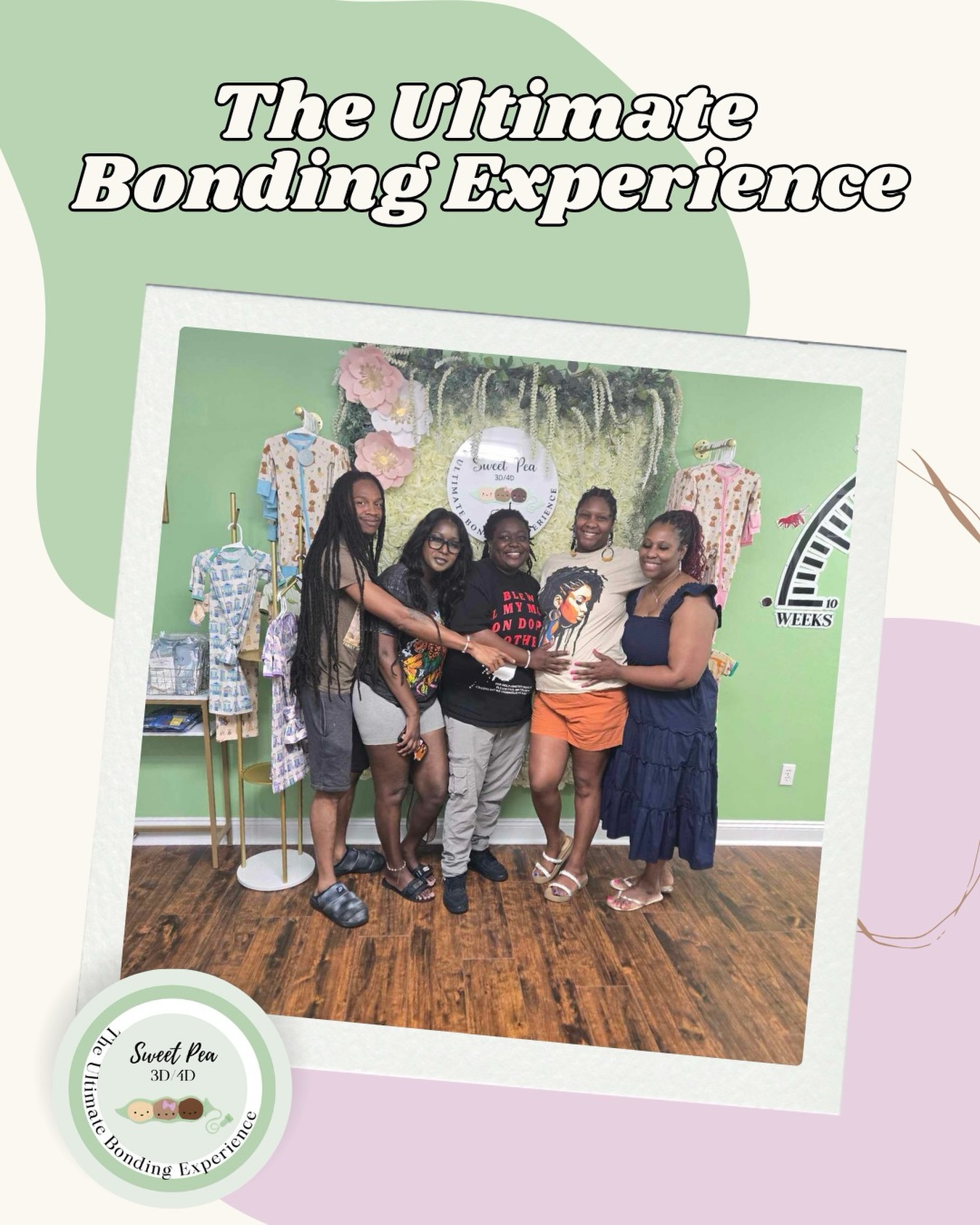 🌿 From the size of a hush puppy to a king cake, Sweet Pea is here for every stage of your pregnancy. The heart and soul of Sweet Pea 3D/4D are our families- thank you for allowing us to be a part of your journey.
#sweetpeafamily #nola #3d4dultrasound
