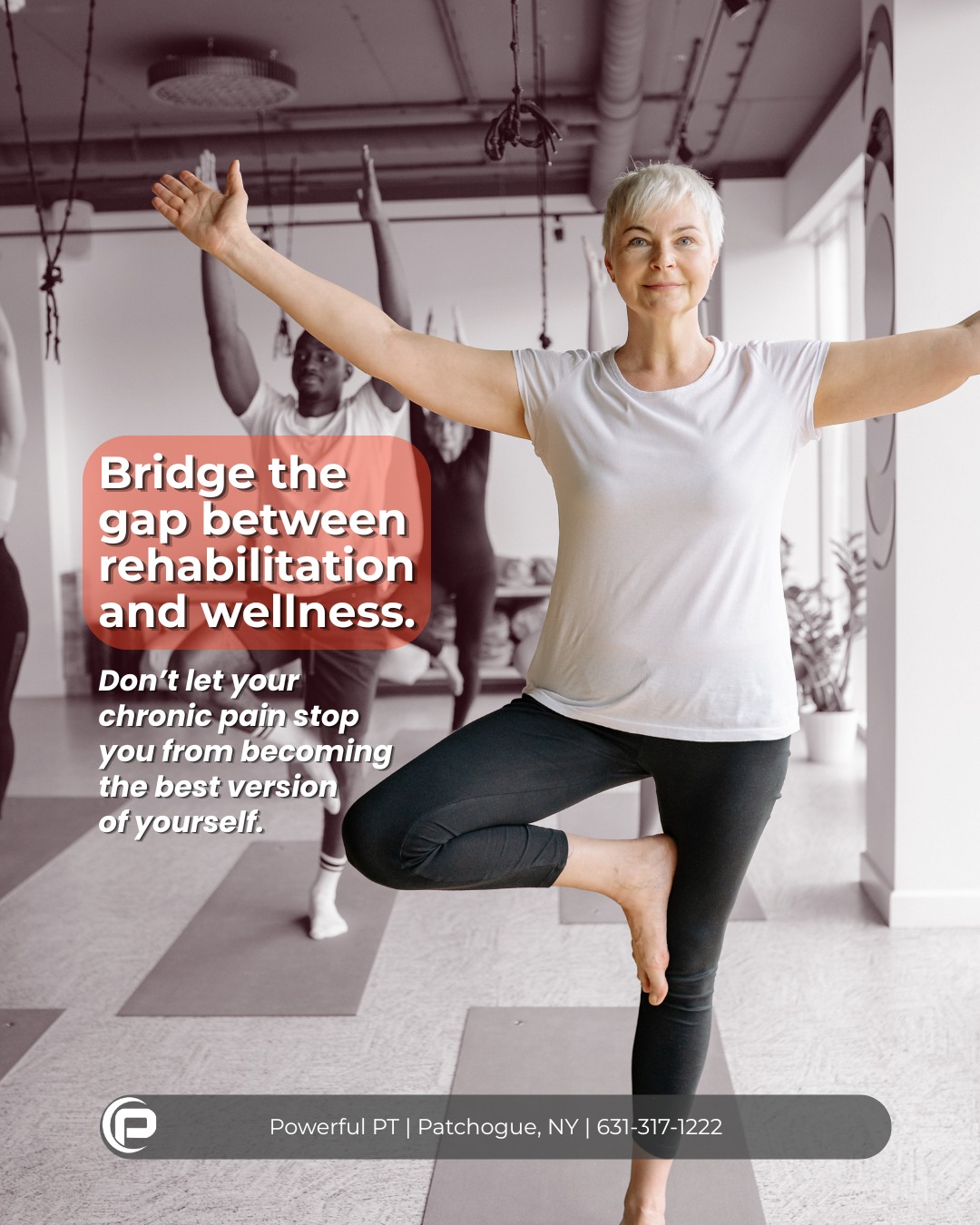 Getting back up on your feet after an injury can be difficult. Not everyone feels completely healed after rehab.
We can help with that.
Our practice is perfect for the patient who feels like they could use more time working out the pain they are experiencing.
Reach out to learn more about living life pain free.
📍 www.powerfulpt.com
📞 631-317-1222
📧 info@powerfulpt.com
#rehabilitationmedicine
#wellness
#powerfulpt