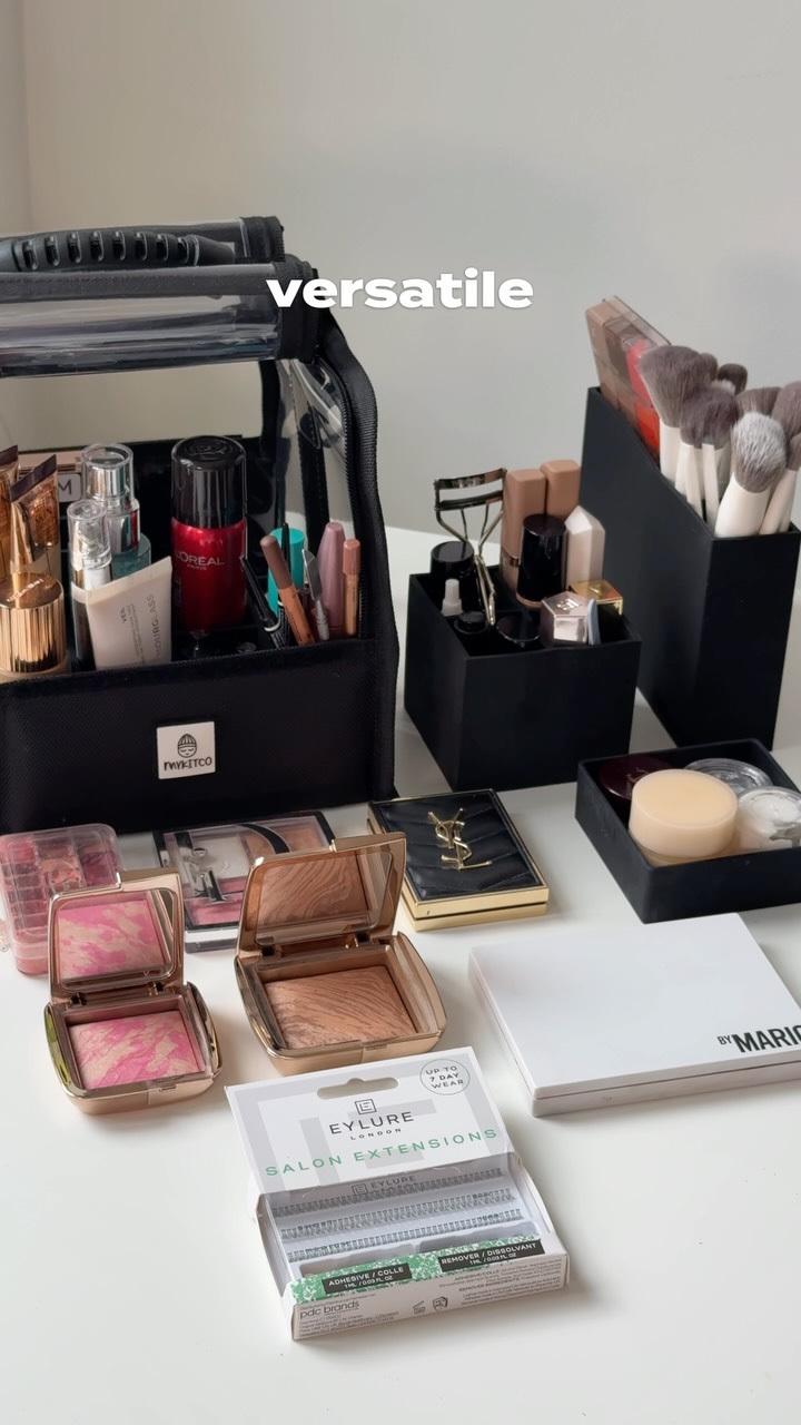 Love that it’s fully customisable depending on what sort of job you’re on and how you’d like to use it 🩷
I think I’d like to get more of the tall flexpots so I can maybe have one side of the bag just for brushes, and the other maybe for sprays and skincare 🤔 so many possibilities! But I’ll defo be using for my weddings this week to give it at proper test and will feedback!
I think the only thing I forgot too add was disposables? But the next wedding is London so I think I’ll take my mini suitcase and pop this inside and then any little extras and a light 🙂
Thanks so much for sending this over @mykitco 🩷🩷🩷 pr
#mykitco #makeupartist
Makeup artist kit tour
MUA kit bag
Mykitco the modular bag
Pack my makeup kit
Makeup artist recommended