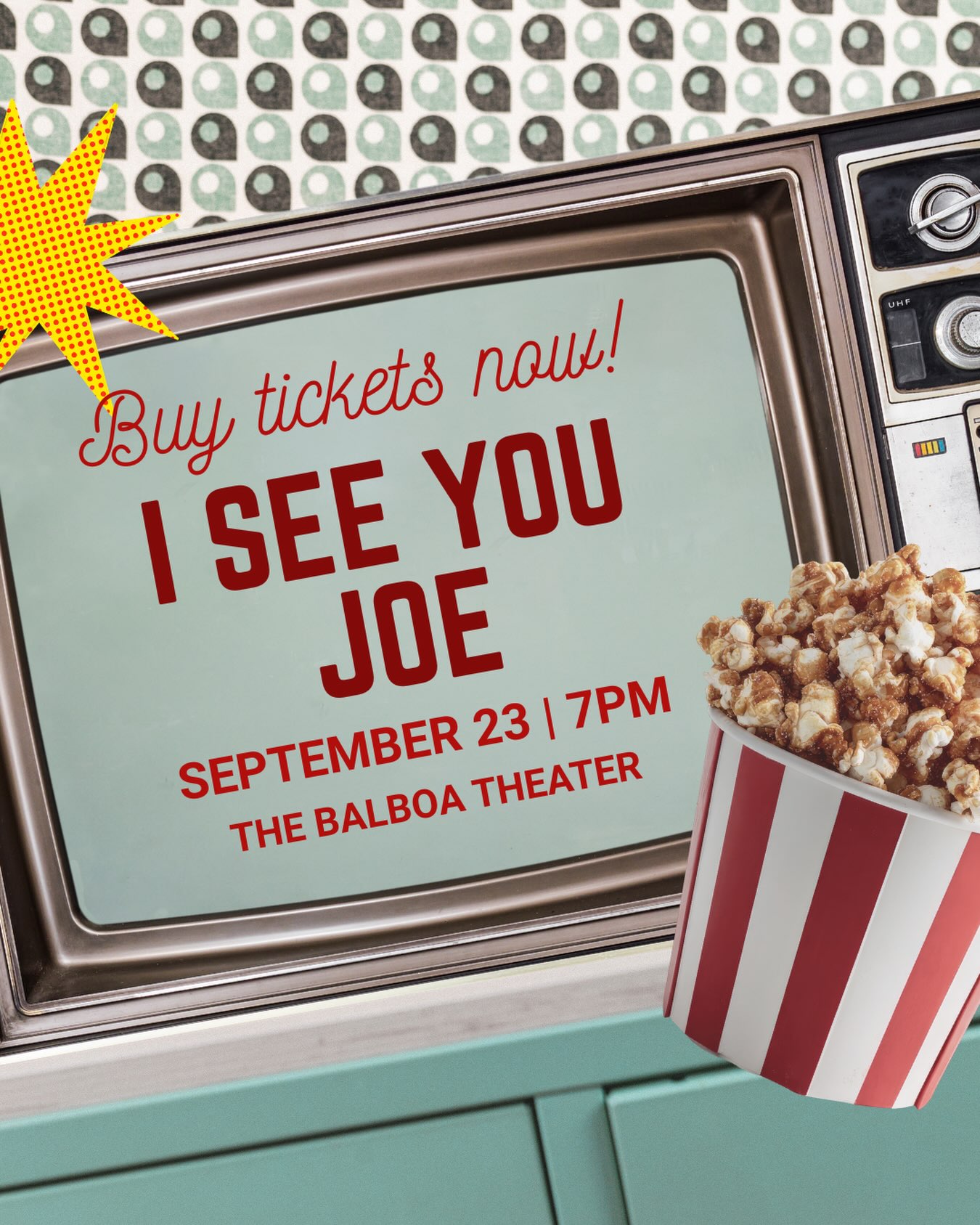 Only 50 tickets left! In 9 days the Balboa Theater will host the screening of our documentary, I See You Joe, followed by a panel discussion. Don’t miss your chance to see what we do on the big screen!
Buy your tickets here: https://cityhopesanfrancisco-bloom.kindful.com/e/documentary-showing-at-the-balboa-