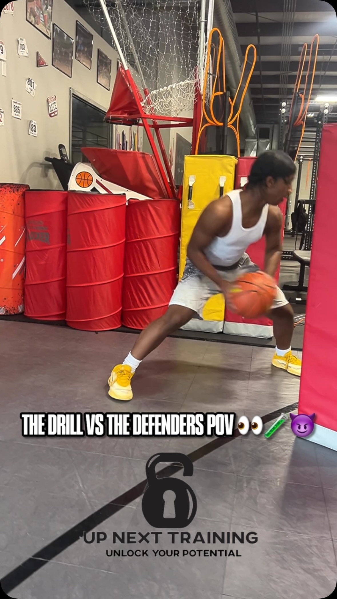 DRILL VIEW VS DEFENDER POV
The drill may look “pointless” BUT it’s not. Learn HOW to set a defender up with:
1) Your body
2) Your eyes
3) Your pace
📝: Defenders can be very handsy. Don’t cry for a foul KEEP THEM OFF YOU. Often times they can’t guard what they can’t touch 🤌🏽👏🏽💯
Are 🫵🏽 Up Next⁉️
📍| Columbus, OH
#UpNextTraining #UnlockYourPotential
.
.
.
#basketball #basketballtraining #explorepage