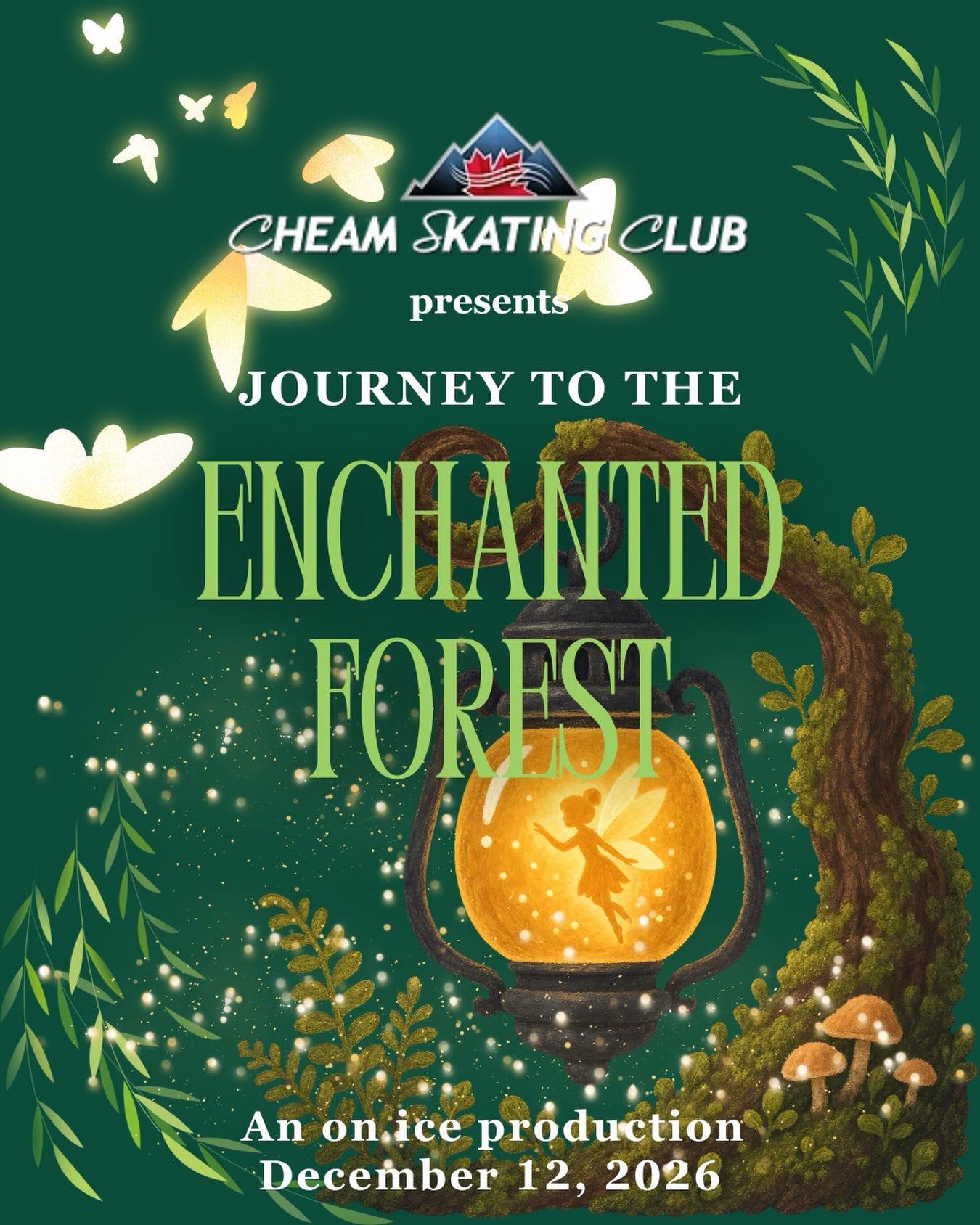 We are excited to announce the theme of our 2026 ice show, Journey to the Enchanted Forest! π§πβ¨