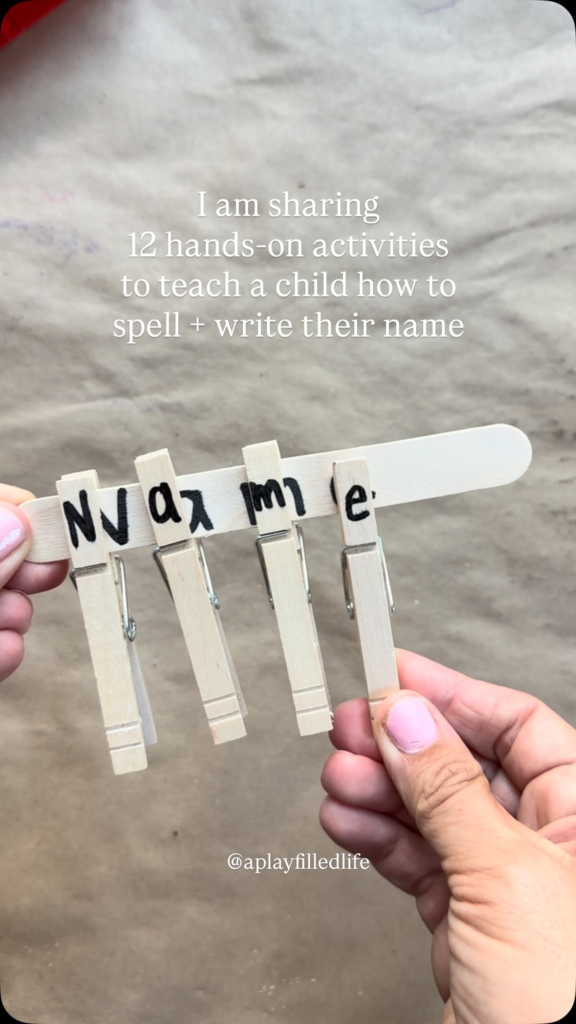 Comment NAME for the links to materials.
Keep it fun, keep it simple and keep it hands-on!
Which one will you try?
Follow @aplayfilledlife for more ways to use play to support regulation, motor skills and learning at home.