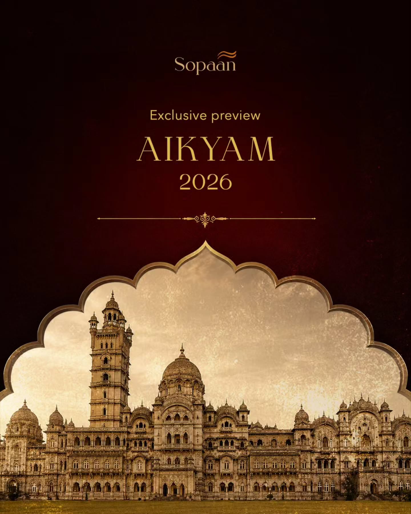 AIKYAM 2026: Rasa & Realism
A cultural weekend in Vadodara bringing together art, heritage, history and living traditions. From Raja Ravi Varma to Champaner, the royal collections of Vadodara to the spirit of Garba, experience Gujarat through many forms of culture.
👉 Swipe through for an exclusive preview.
9–11 October 2026 | Vadodara
#AIKYAM2026 #RasaAndRealism #Vadodara #GujaratHeritage