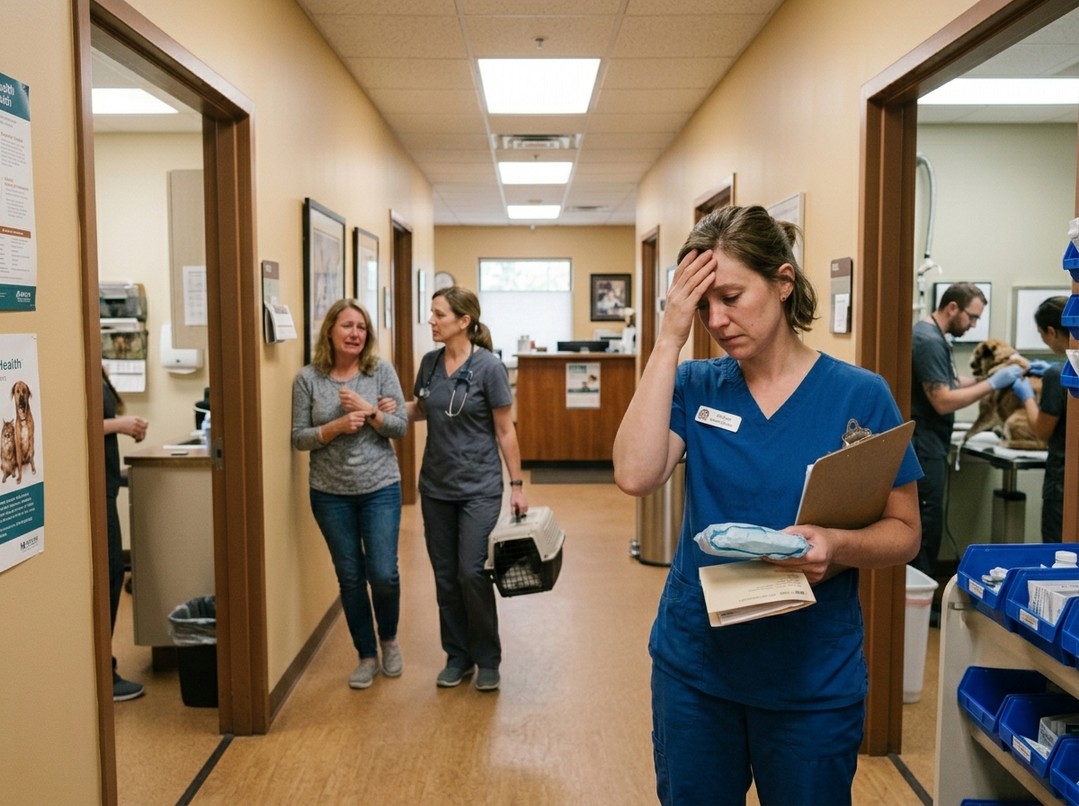 Veterinary teams carry care, urgency, grief, and high emotion—all in the same shift.
When a client is overwhelmed, staff need more than a policy manual. They need usable language, clear decision points, and a consistent team response.
P3 helps veterinary hospitals build de-escalation and safety capability without disrupting care operations—through eLearning, on-site scenario training, and site-specific risk assessment.
Safety supports care. It should not compete with it.