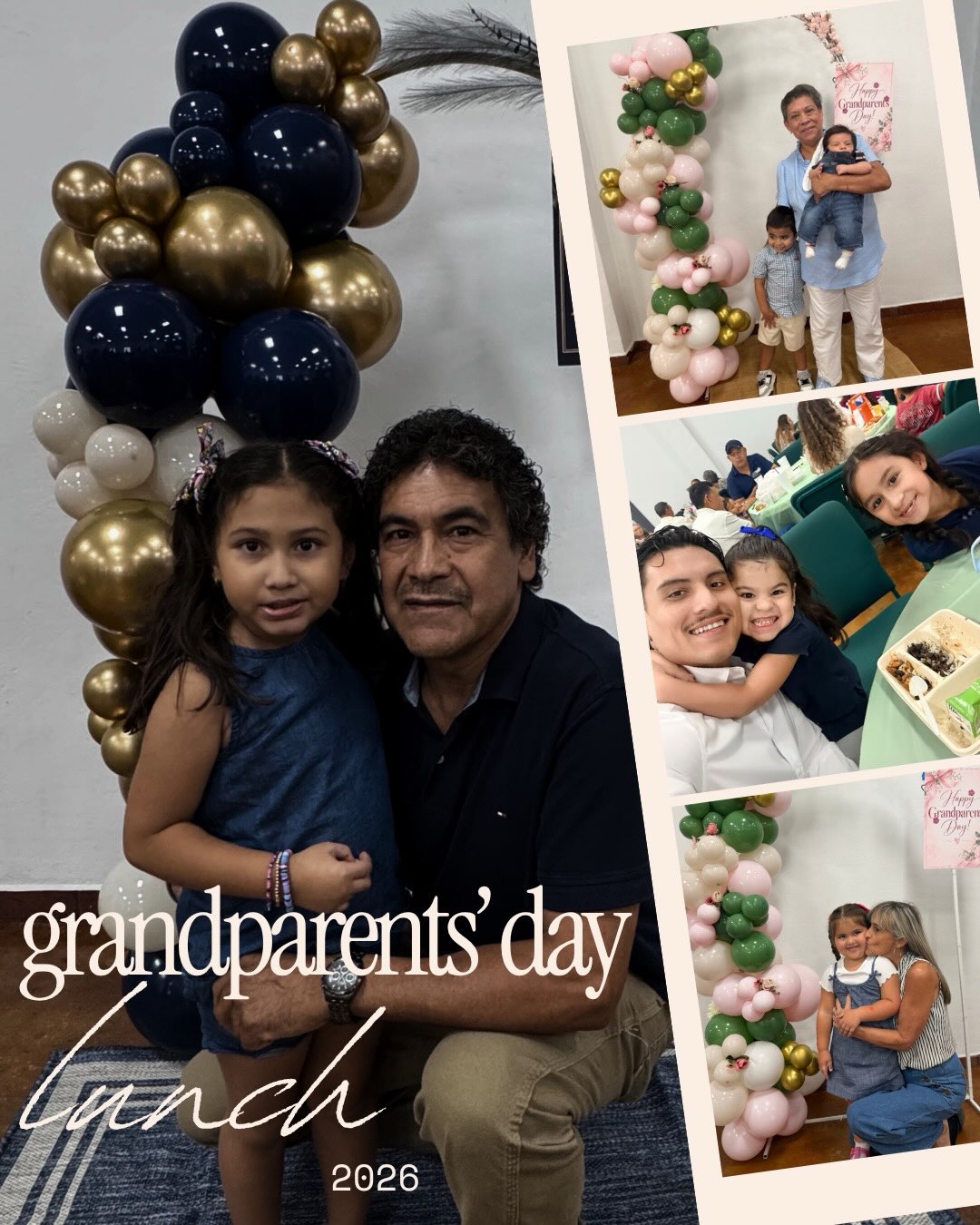 Grandparents’ Day Lunch 2026
Today was a beautiful reminder of the blessing that grandparents are! We loved seeing our students share a special lunch, sweet conversations, and precious memories with the grandparents who love and encourage them so much.
We are so grateful for the wisdom, love, prayers, and faith that grandparents pour into their grandchildren. What a gift it is to have generations gathered together! ❤️
“The crown of the aged is their children’s children.” — Proverbs 17:6
Thank you to all of our wonderful grandparents and parents for making this day so special!