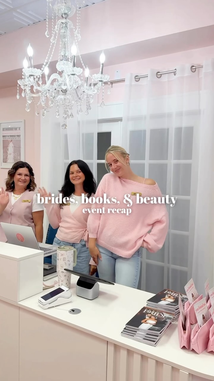 Another amazing in-store event in our expanded space is in the books!
We had the BEST time at our brides, books, and beauty event last Thursday!
A very big & special thank you to our amazing vendors who made this event possible! @weldandarrow @monarch.medi @715beautify @theflorashelves @marigold_bloomswi
We loved meeting so many new faces during the event, saying hi to our past brides, and celebrating our community along the way.
Interested in attending a future event? Follow us & check out the “events” tab on our website to be notified of our upcoming events! We have some VERY exciting things happening for the rest of the year… stay tuned!