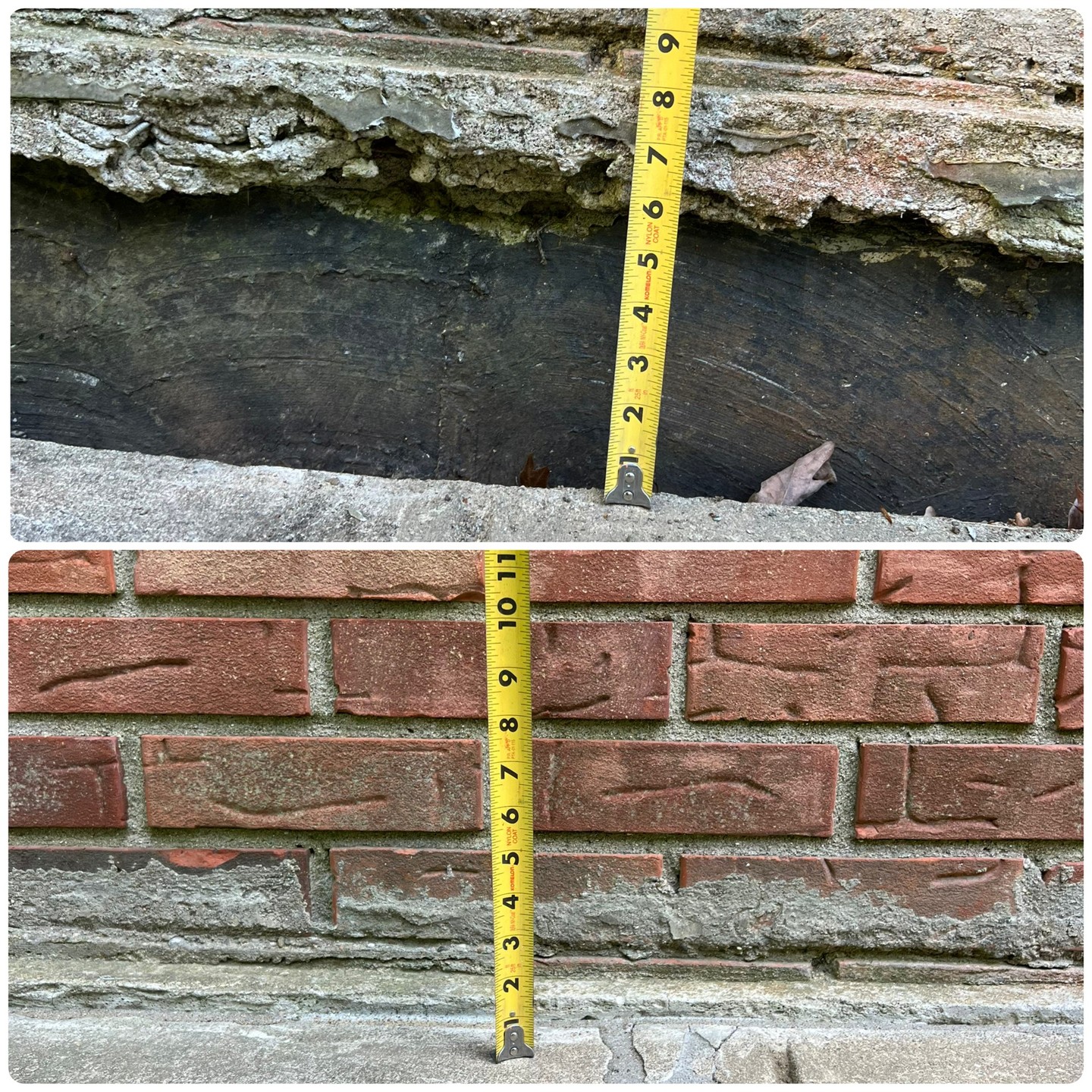 🌧️ This is the patio we mentioned last week, showing how far it had sunken. You can see it was down nearly 7", causing rainwater to rush back to their foundation, compounding problems.
https://www.rfr.bz/ica27ec