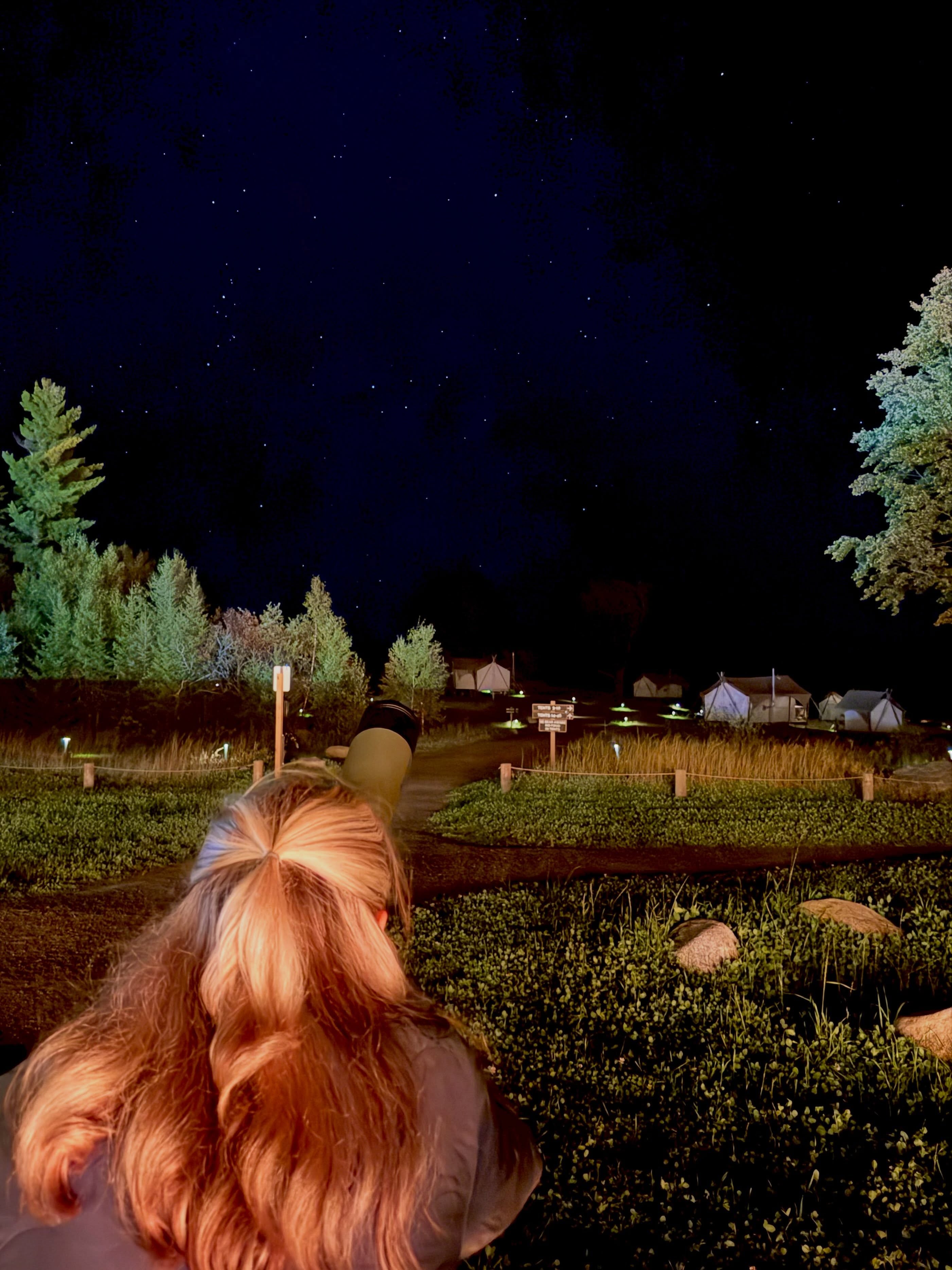 White Mountain dark skies are no joke. No light pollution, no noise, just this.