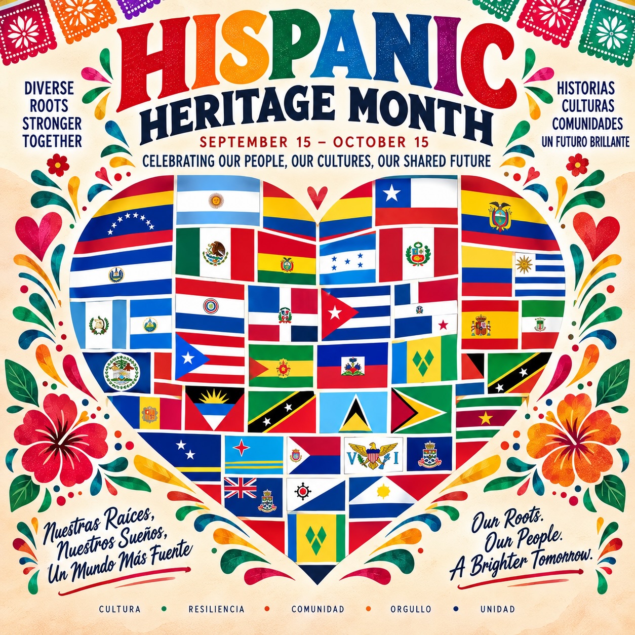 Happy Hispanic Heritage Month from all of us at HMTC!