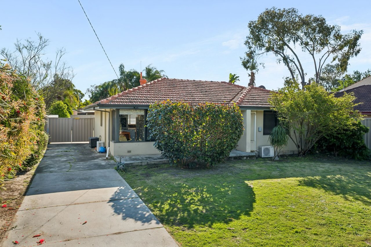 NEW LISTING
43 Scanlon Way, Lockridge WA
Charming Cottage Character with Space, Convenience & Future Potential
From $799,000
Step into a little slice of country-style living without giving up the convenience of a well-connected location.
Set on a generous 726sqm block, this charming three-bedroom home offers a warm and inviting character that is increasingly hard to find. Timber floors, a cottage-like feel and a spacious backyard create a relaxed atmosphere, while the established mulberry and macadamia trees add to the home’s unique appeal.
Want more info? - Call/Txt Chad on 0402 730 587 or DM us!
#perthrealestate #perthagent #forsaleperth