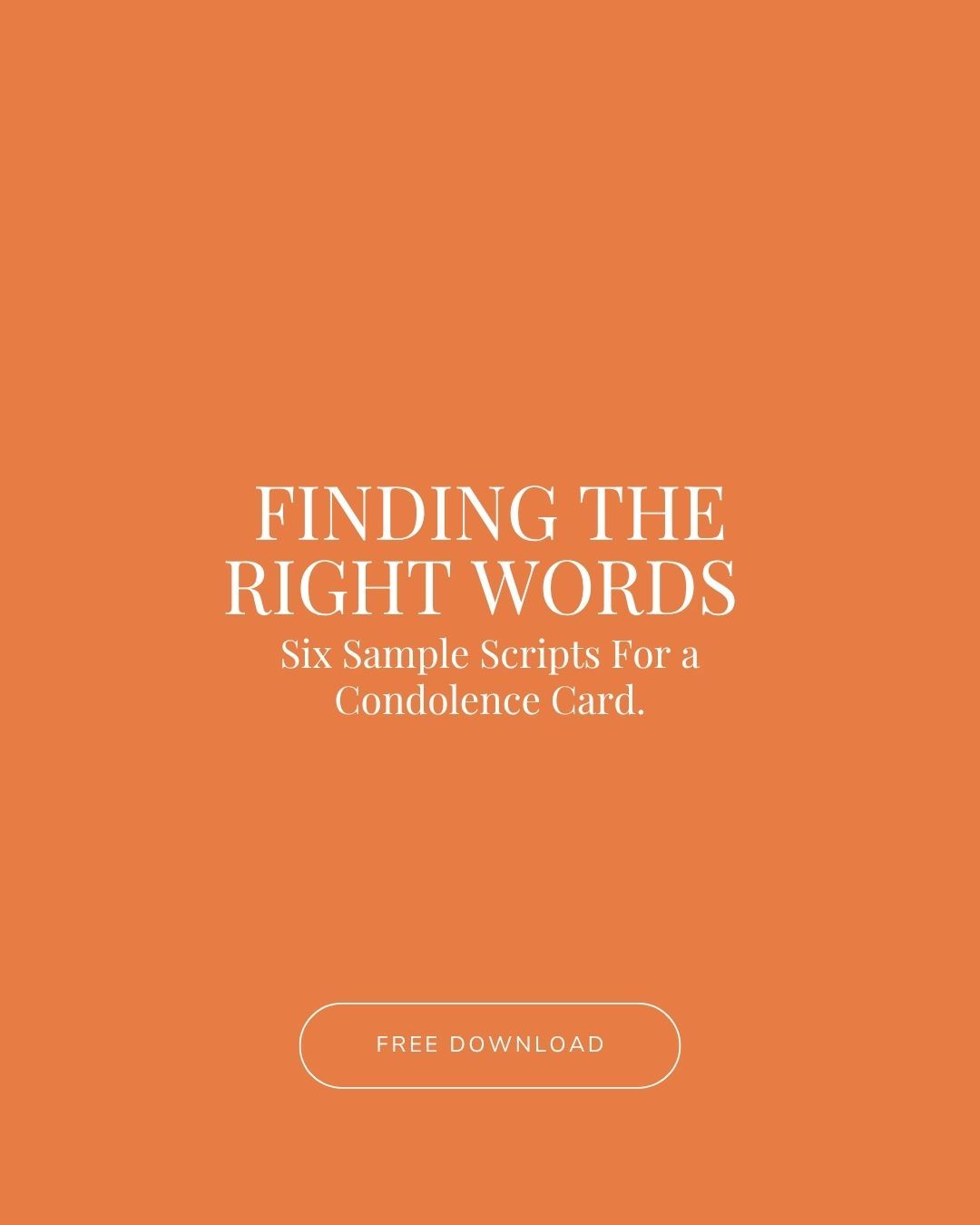 A little reminder not to miss this month’s free download!
Finding the Words includes six sample condolence card messages for those times when you want to reach out, but aren’t quite sure what to write.
Save it now so you’ll have it when you need it. And remember, your message doesn’t have to be perfect to mean a lot.
It's right on my homepage (link in bio).
#ThePoliteCompany #ModernManners #CondolenceEtiquette