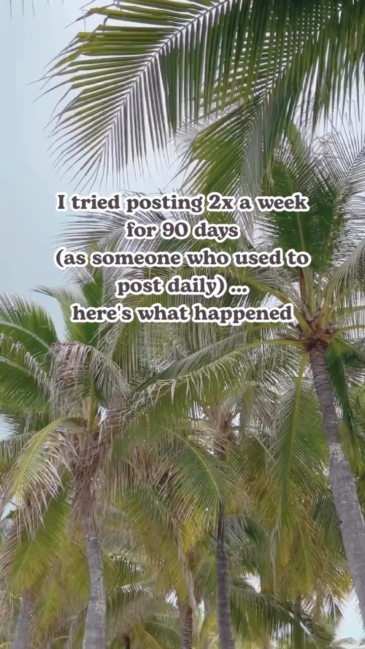 I’m not going to lie. The first month felt like shouting into a void.
Same reach. Same handful of likes. BUT I wanted to to test the algorithm and persevere to see the outcome fully.
Month two, SOMETHING SHIFTED! People started saving my posts. A few DMs came in. One turned into a discovery call.
By month three I had found my stride and a whole new income stream I didn’t see coming.
I didn’t go viral. I just showed up enough times that the right people started to trust me.
Here’s the thing though. I’m not saying twice a week is your answer. I’m saying you won’t know what your answer is until you test it. Social media is constantly evolving. What works today might not work in a month. The only way through is trial and error with something you can actually sustain.
For me, this is my business. But for you? Content creation shouldn’t be your whole job. It’s just one part of marketing the business you’ve already built.
So if you’re posting into the void right now, you’re not failing. Keep going. Your version of month three looks different to mine.
Follow for honest content advice built for business owners who have better things to do than be online all day.
#instagramforbusiness #instagramforsmallbusiness #instagramtipsforbusiness #instaalgorithm #algorithmtips
