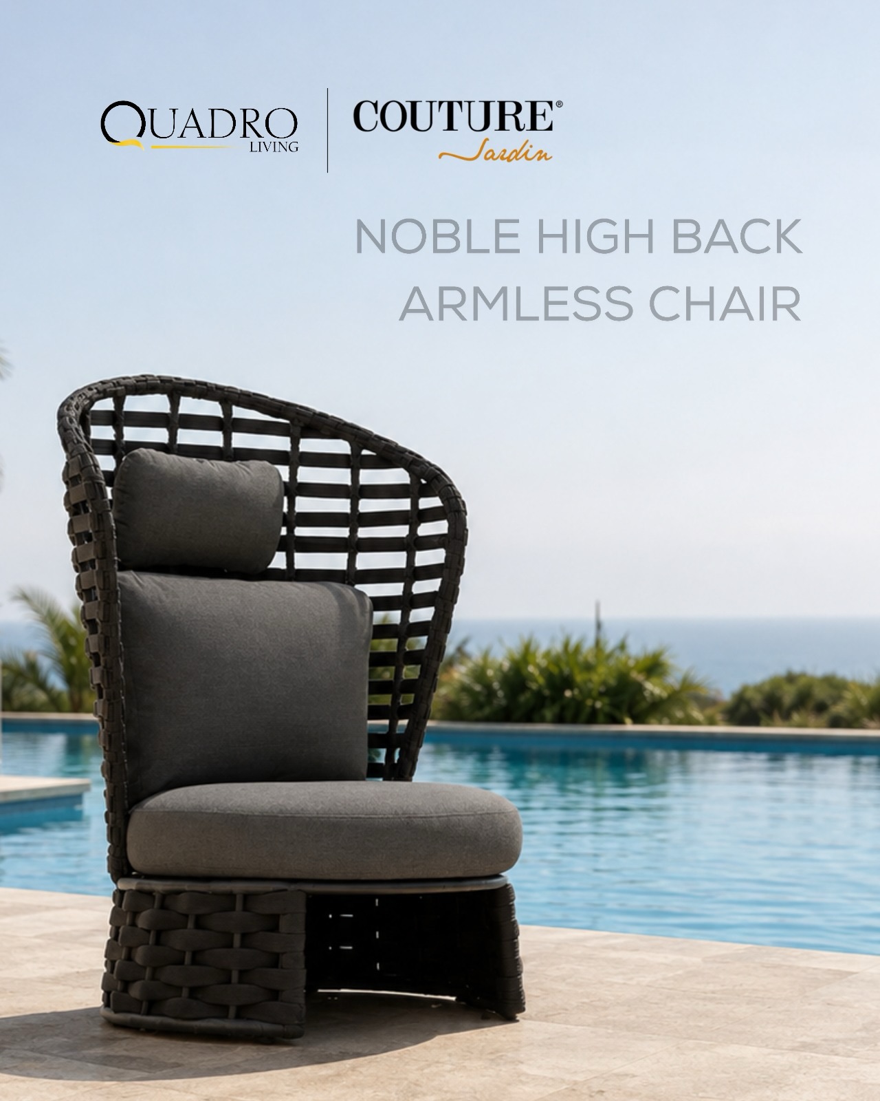 Where outdoor living begins to feel exceptional.
Through our exclusive partnership with Couture Jardin, Quadro Living brings the Noble High Back Armless Chair to Hyderabad — for outdoor spaces that deserve more than just furniture.
Created for refined terraces, elegant poolside settings, and open-air moments that should feel just as elevated as your interiors.
Experience Couture Jardin, available exclusively at Quadro Living, Jubilee Hills.
For details, pricing, or a showroom visit, DM “NOBLE”.
📍 Jubilee Hills, Hyderabad
📞 +91 79979 98836
🌐 www.quadroliving.com
{outdoor chair hyderabad, luxury outdoor furniture hyderabad, couture jardin hyderabad, poolside furniture hyderabad, premium furniture store hyderabad}
#quadroliving #luxuryfurniturehyderabad #jubileehills #couturejardin #outdoorliving