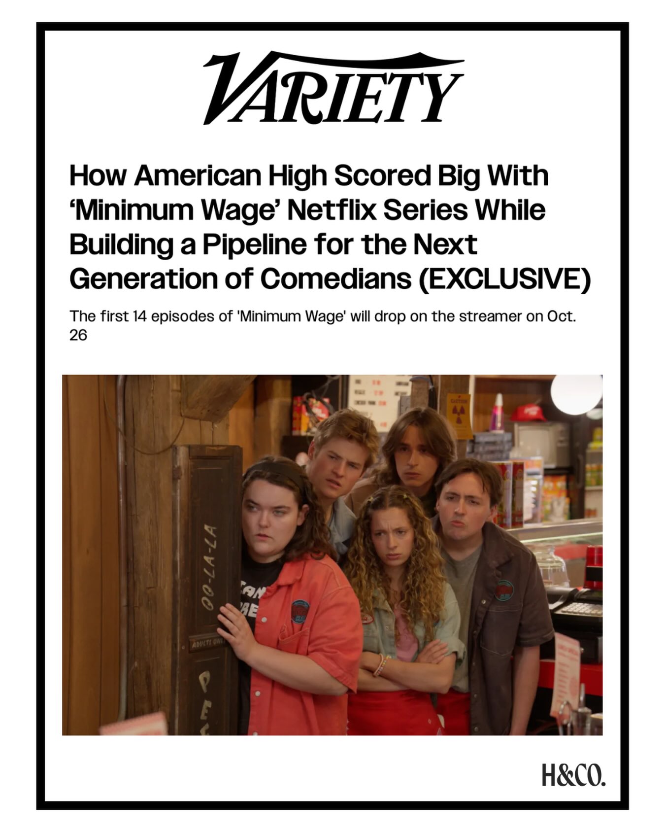 From a scrappy web series that racked up millions of views(and a new SNL cast member😊) to a 28-episode Netflix order.
Check out the @variety feature on our client @americanhigh that explores how the studio is building a successful pipeline for emerging comedy talent.
