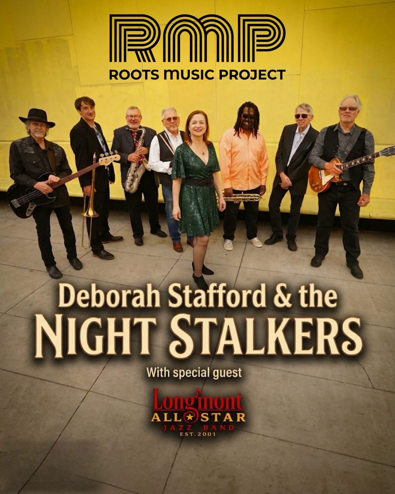 πΊ The horns are coming to Roots! πΊπ₯
Join us on Saturday, September 19th for an unforgettable night with Deborah & The Night Stalkers @deborahstaffordmusic β bringing a powerful mix of blues, soul & roots rock with grooves that will NOT let you sit still! πΆπ
π· Plus, the Longmont All-Star Jazz Band opens the night, showcasing the next generation of Colorado jazz!
πͺ Doors: 6:30 PM
π€ Show: 7:30 PM
π Roots Music Project β 4747 Pearl St, Boulder
ποΈ Get your tickets at: RMPtix.com
See you at Roots! πΆβ¨
.
.
.
#LiveMusicBoulder #BluesMusic #SoulMusic #ColoradoJazz #RootsMusicProject