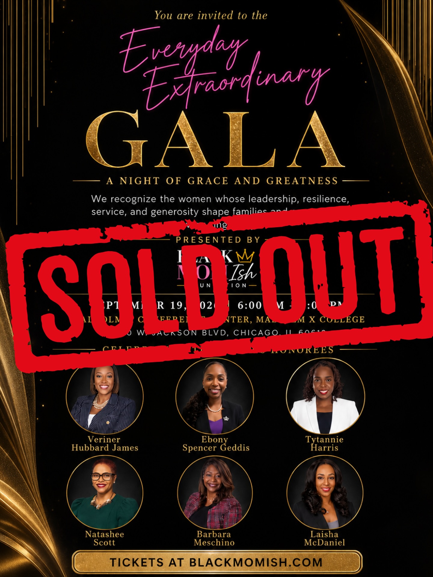 Yall did it again this year. Our gala is officially sold out.
