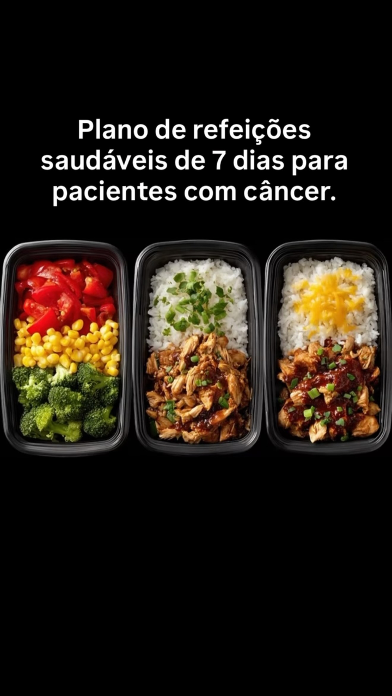 Entendendo as necessidades nutricionais durante o tratamento do câncer.
Pacientes com câncer requerem nutrição especializada porque o tratamento aumenta significativamente as demandas metabólicas. O corpo queima mais calorias lutando contra o câncer e a cura do tratamento do que durante as atividades normais.
Seu próximo passo é salvar este plano de refeições de sobrevivência de câncer de 7 dias em um PDF. E colocar tudo em pratica hoje.🧘♀️
