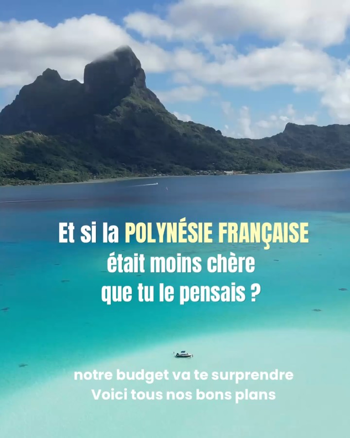 Commente « TIARÉ » et on t’envoie tous nos bons plans pour organiser ton voyage en Polynésie française 🌺
On entend souvent que la Polynésie est une destination inaccessible. Alors oui, les billets d’avion représentent un gros budget. Mais une fois sur place, voyager en mode backpack, c’est possible… et c’est tout aussi magique !
Pendant 13 jours, on a découvert Tahiti, Huahine, Raiatea et Bora Bora sans dormir chaque nuit dans un bungalow sur pilotis. On a choisi des hébergements avec un bon rapport qualité-prix, alterné restaurants et repas simples, loué des scooters pour explorer les îles à notre rythme et profité de nombreuses activités gratuites 🌴
Et franchement ? Les moments qu’on a préférés n’étaient pas forcément ceux qui coûtaient le plus cher. Se baigner dans un lagon, découvrir une plage, prendre la route sans programme précis ou regarder le soleil se coucher… ça aussi, c’est la Polynésie 🥹💙
Dans ce carrousel, on te montre notre budget réel par personne pour 13 jours sur place, hors billets d’avion.
La Polynésie reste une destination chère, évidemment. Mais elle ne se résume pas aux hôtels de luxe et aux voyages hors de prix. On peut la découvrir autrement, en mode backpack, au plus près des locaux, et en prendre tout autant plein les yeux. L’eau de Bora Bora est tout aussi turquoise quand tu la regardes depuis un hébergement à petit prix 🤭
Rejoins @pretadecoller pour découvrir nos bons plans voyage, nos adresses et nos itinéraires à petit prix ✈️ Et partage ce carrousel à la personne avec qui tu rêves de partir en Polynésie 🌺
#PolynesieFrancaise #VoyageEnPolynesie #Tahiti #BoraBora #Huahine Raiatea BudgetVoyage VoyagerMoinsCher BonsPlansVoyage VoyageBackpack PRETADECOLLER