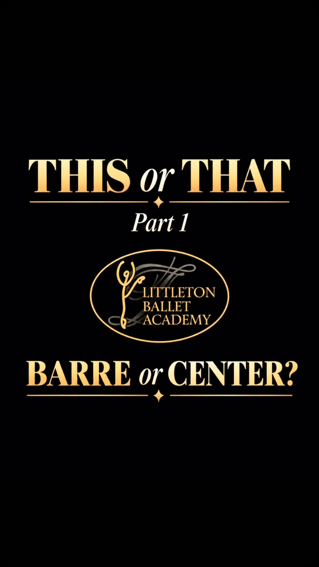 ▪️THIS or THAT ▪️
Part 1: BARRE or CENTER
We put our Ballet 7’s & 8’s to the test!
The question was simple: BARRE or CENTER?
Those who chose BARRE showed off their grand battements while the CENTER crew showcased their tendus!
Now it’s your turn… which do you prefer? 🤔
Answer in the comments below! ⬇️
#thisorthatballetedition #barrevscenter #barrework #centerwork #littletonballetacademy