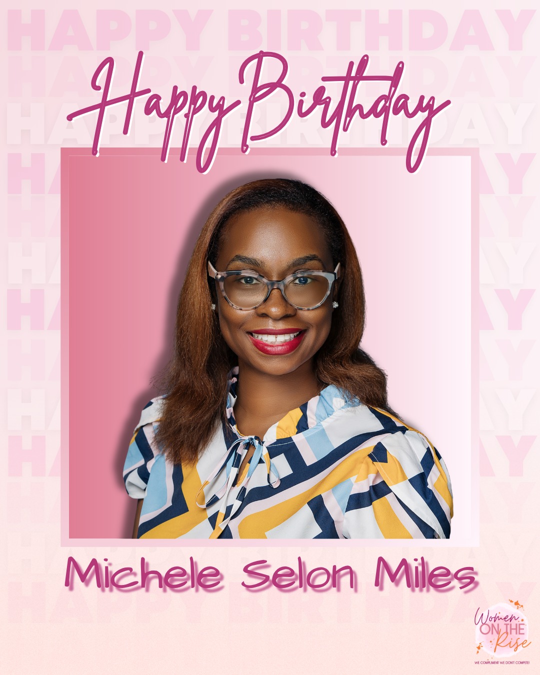 It's Time to Celebrate! 🥳
Please help us wish our fellow member, Michele Selon Miles, a very Happy Birthday!
We hope you have a great day and a fantastic year ahead! 💖
#birthday #happybirthday #womenontheriseinc #wotrinc #togetherwerise #togetherwecelebrate