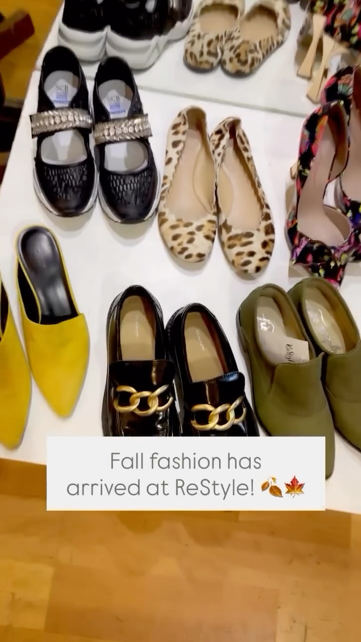 Do we all agree Fall fashion is the best!?! Amazing new arrivals have hit the floor at ReStyle!
If you see anything you like, send a DM, or come in store to find amazing gems for your wardrobe