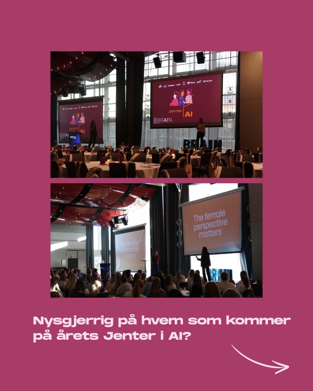 Vi gleder oss til å se disse RÅ damene i aksjon under årets Jenter i AI!!💗
Det blir en dag full av inspirasjon, nyttige tips og relevante erfaringer fra næringslivet💡
