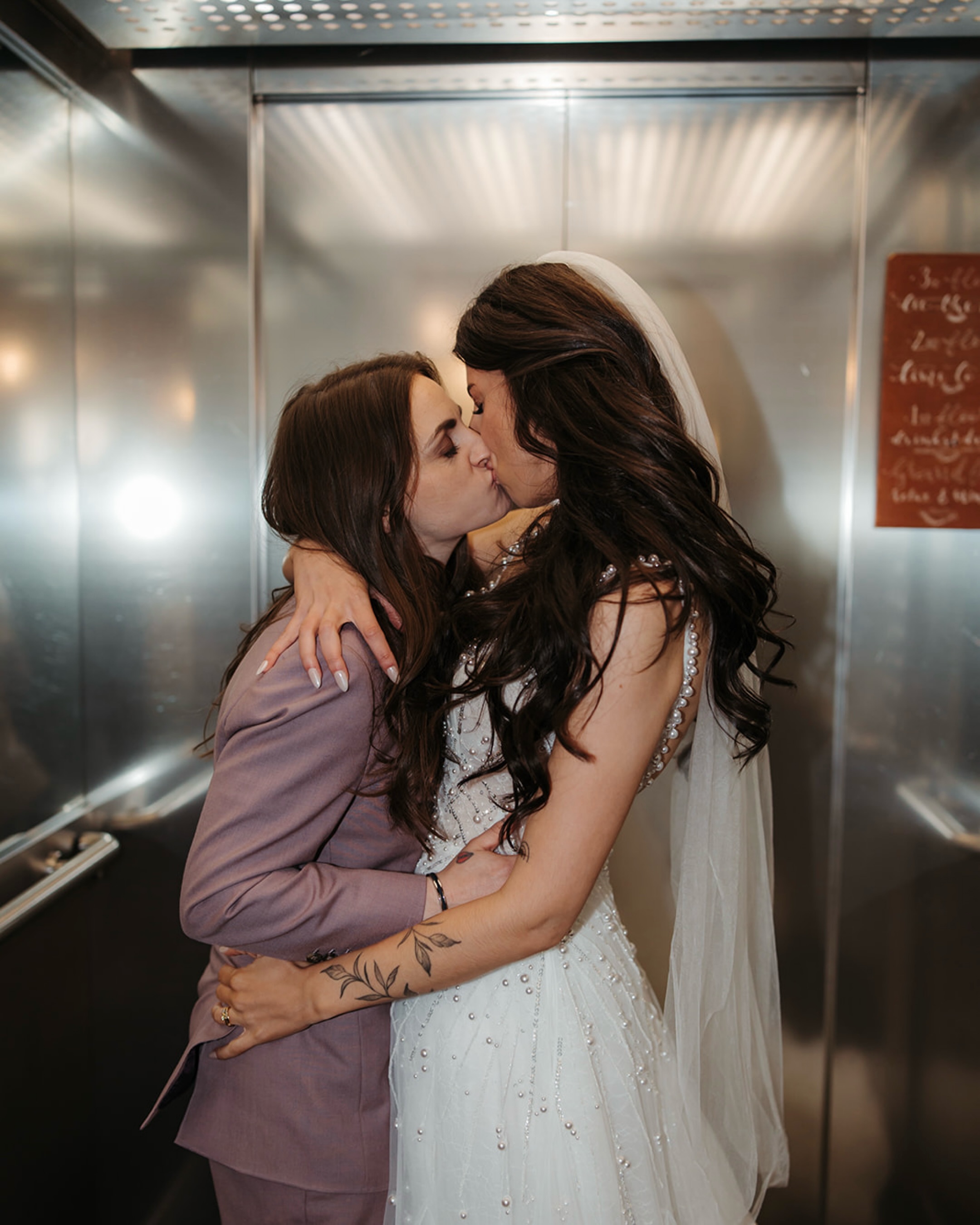 LOVE, OUT LOUD. ❤️
Megan and Lorna had no intention of doing this quietly.
They wanted a wedding that celebrated their love, their people, and exactly who they are - and every part of their day felt like a beautiful unfolding of that.
The flowers were wild and joyful.
The champagne flowed.
The dance floor was on fire.
There were tears, laughter, kisses, hugs and all their wonderful people completely wrapped up in celebrating these two beautiful souls.
And then there were the quieter moments.
A hand finding another hand.
A look across the room.
A tiny squeeze.
The kind of moments that don’t need directing because they’re already happening.
But what I loved most was how completely, unapologetically themselves they were.
Megan and Lorna.
Loving each other, loudly.
And being loved just as loudly right back.
Megan and Lorna - thank you for trusting me with your story. It was an absolute joy. ♥️
Esther ♡
Wedding Photographer | Derby Wedding Photographer | Midlands Wedding Photographer | Romantic Wedding Photographer | Authentic Wedding Photographer
@essieloutriffittphotography
@thewestmill
@lamourbycallablanche
@sophiawebster
@kingandallen
@dukedexter
@thebelljarflowers
@rubylouscakes
@taraknott_
Megan: @makeupby_harper @perfectsilhouettehairdressing
Lorna: @natalie_flewitt_mua @hellonikkiehair
@rave.thedate
@chloegreencelebrant
@tail.swagpetcare
With thanks to my wonderful second shooter: @emmamcnairphotography
#thewestmillwedding
#derbyshireweddingphotographer
#ukweddingphotographer #lesbianwedding #twobrides