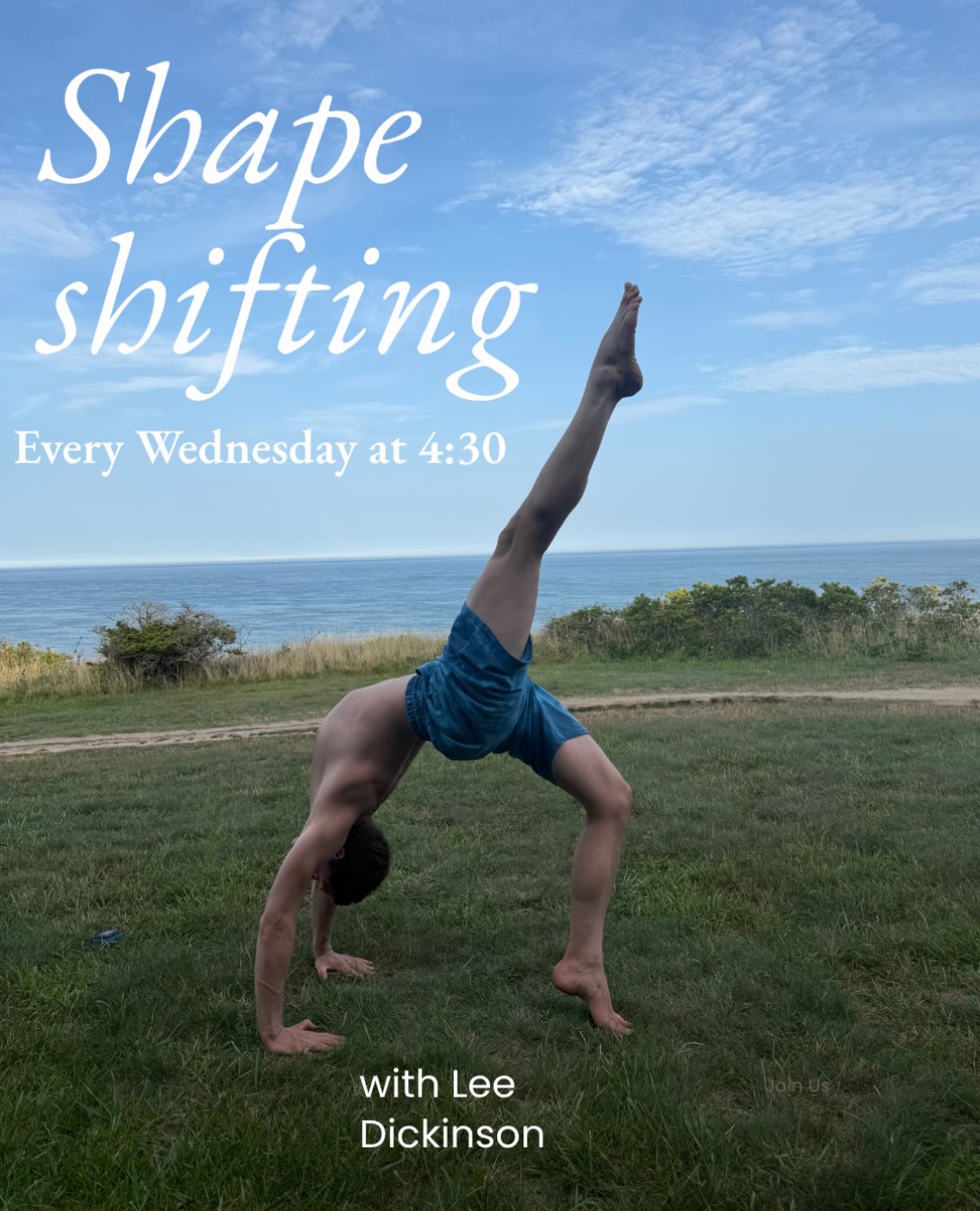 We’re SOOOO back!
Join us tomorrow and every Wednesday @ 4:30 for Bikram Yoga Shape Shifting with our beloved Lee Dickinson!
Yoga ShapeShifting is a non-heated Hatha Yoga class from the Ghosh/Bikram lineage that has healed practitioners from physical injuries while also building yoga competitors into champions. The class focuses on working the ends of the limbs to heal the spine in the middle. It’s suitable for all levels, ages, and bodies.
This practice can grant you 100% freedom of movement and 100% freedom from pain.