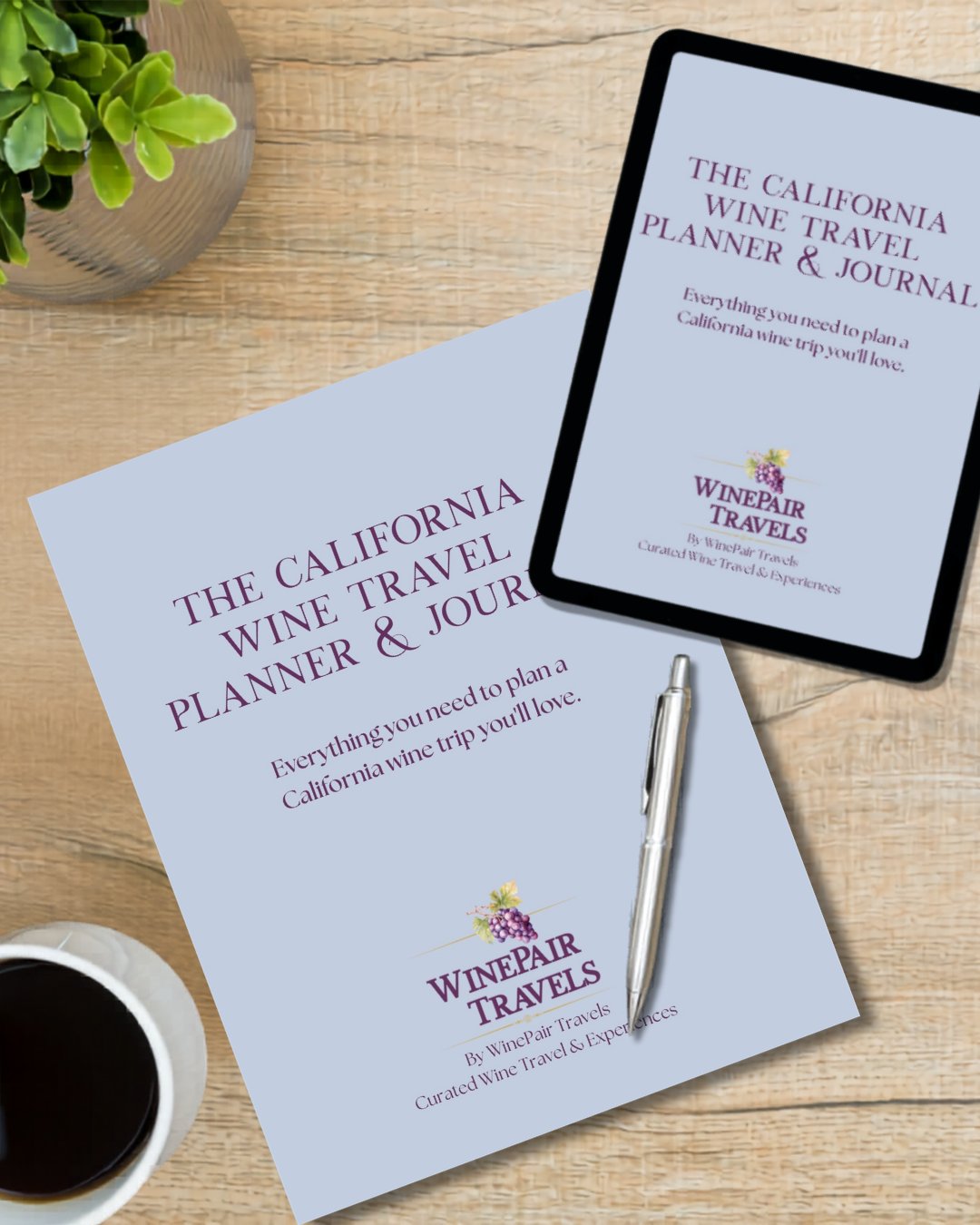 Planning a California wine trip gets complicated surprisingly fast.
Winery reservations. Drive times. Dining. Hotels. Tasting notes. Wines you want to remember — and wines you actually bought.
The California Wine Travel Planner & Journal was created to keep all of it in one place, whether you’re planning Napa, Paso Robles, Santa Barbara, Temecula, or another California wine region.
Plan before you go. Keep track while you’re there. Remember the wines and experiences long after you get home.
Explore the planner at the link in our bio. →