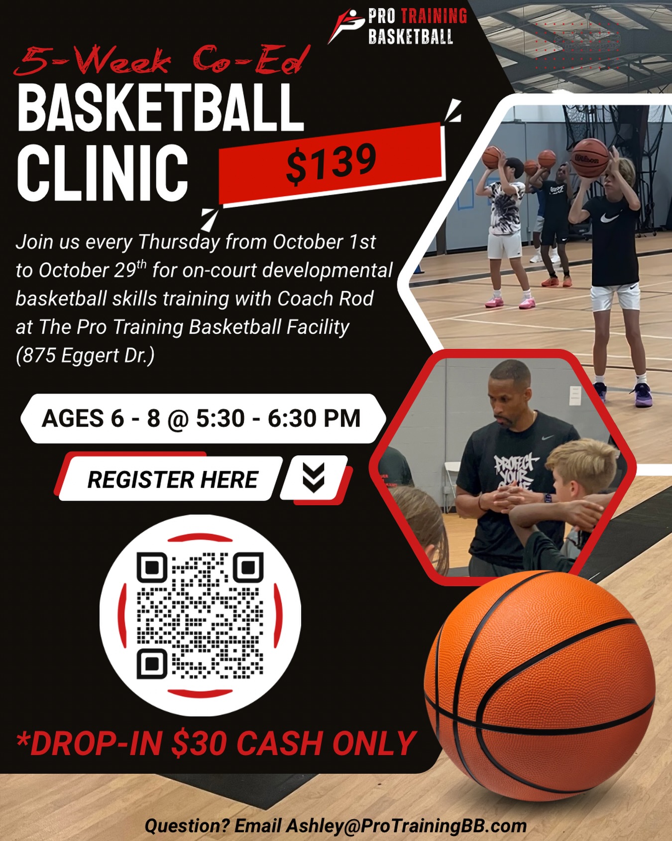 š 5-Week Youth Basketball Clinic | Ages 6ā8
This October, weāre getting back to the basics!
Our 5 week clinic is designed to teach and develop young athletes through the fundamentals of basketball. Each Thursday, weāll focus on:
⢠Ball Handling
⢠Footwork
⢠Body Control
⢠Finishing
⢠Defense
⢠Confidence & Basketball IQ
Our goal isnāt just to run drills itās to teach athletes how to move, play, and understand the game.
Build the foundation. Develop the player.
PROfect Your Game!