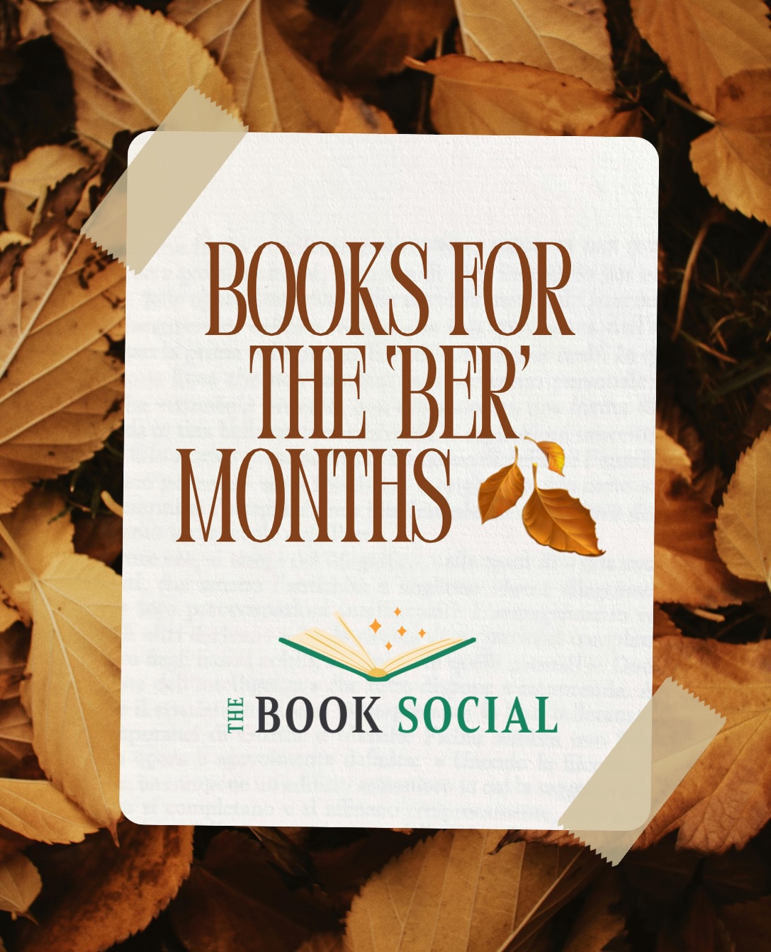 It’s officially the best time of year to stay in and read 🍂☕️
#BerMonths #Autumn #AutumnReading #ReadingRecommendation #TheBookSocial