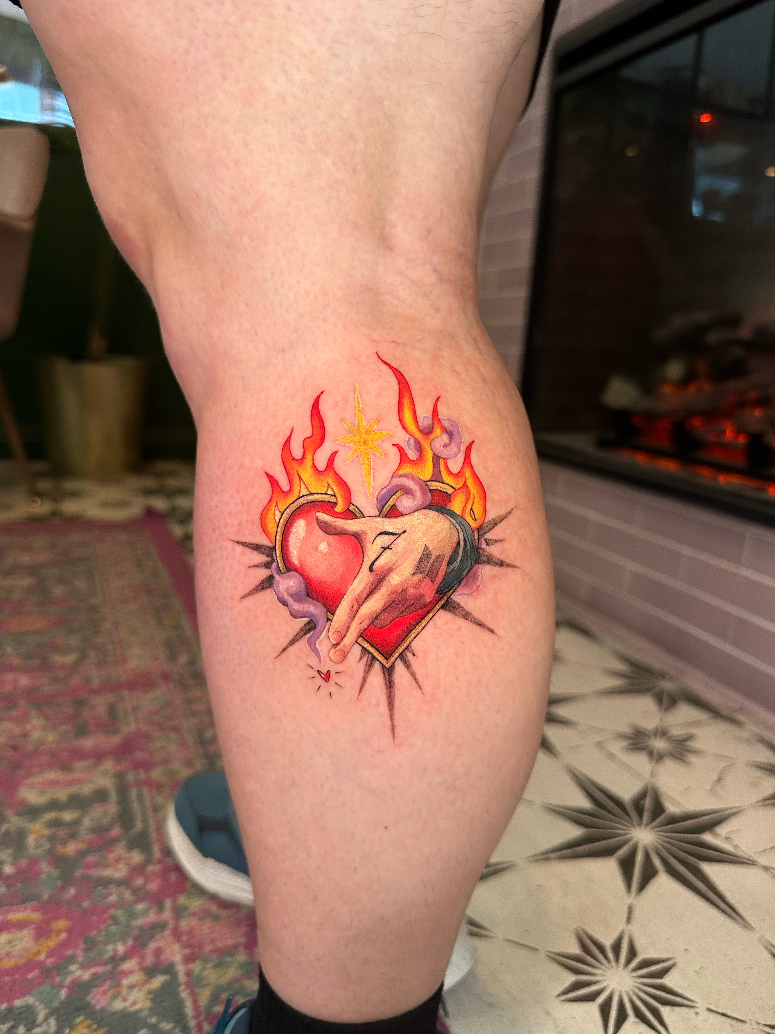 We love this BTS design by artist Jakki (@jakkistorm ) โค๏ธโ๐ฅ Book with Jakki through the link in our bio! ๐ฆ๐
.
.
.
#tattoo #colortattoo #bts #btsarmy #customtattoo