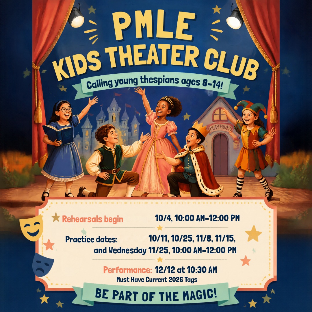Kids Theater Club starts 10/4!