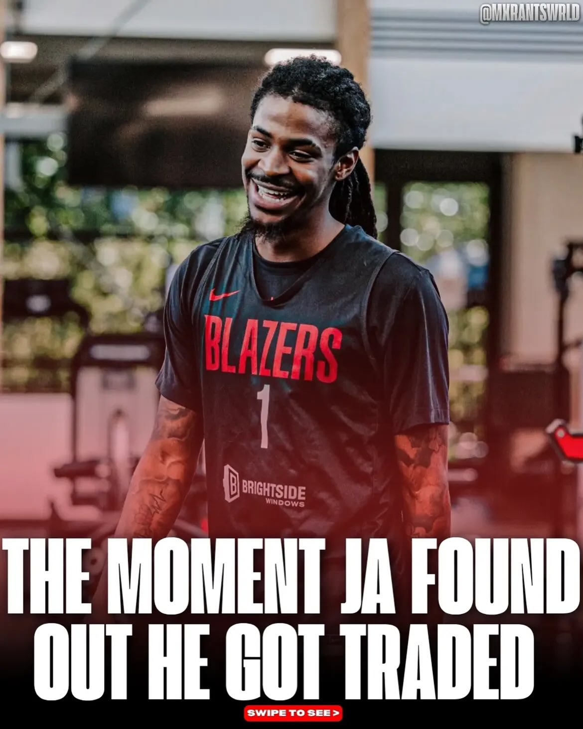 “They sent me to Portland, man…” 😳
You can hear the utter shock and betrayal in his voice.
@catch12media released the footage earlier today, previewing a new episode dropping Sunday, September 20 at 7 PM. 👀🔥
Follow @mxrantswrld for the best Ja Morant content! ✅🏀
•••
#JaMorant #PortlandTrailBlazers #NBA #NBANews #Basketball