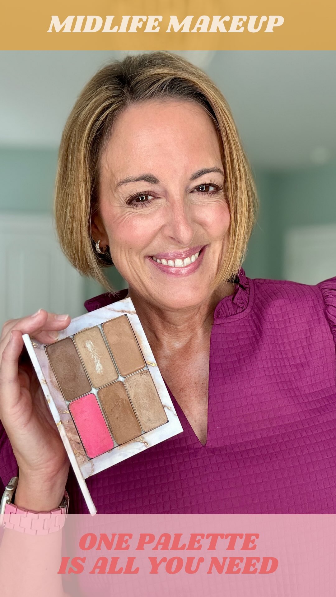 Every time I see someone with a giant makeup bag or a drawer full of products, I want to hand them a palette. You really don’t need all that stuff… especially after 50.
Honestly, you only need six colors. Each one has a specific job: even out your skin, brighten, add dimension, bring in warmth, add color, or give you that glow.
Everything goes exactly where you need it, then blends into one lightweight layer. It’s easy to apply, easy to blend and easy to take with you.
I know you don’t want complicated in midlife. So instead of adding more products to your routine, let’s simplify it. I’ll show you how.
Comment GLOWY for your custom palette. And I’ll teach you how to apply it, too. 🩷
#MakeupOver50 #MatureSkinMakeup #CreamMakeup #WomenOver50 #seintmakeup @seintofficial