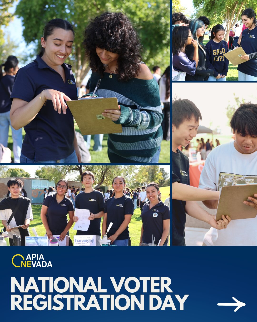 Happy National Voter Registration Day! 🗳️ Today is all about getting our community #VoteReady for Nevada’s 2026 General Election.
Swipe through for key dates, how to register or check your status and what’s on the ballot this November.
Our vote is our voice and making it heard is how we shape the future.
#NVRD